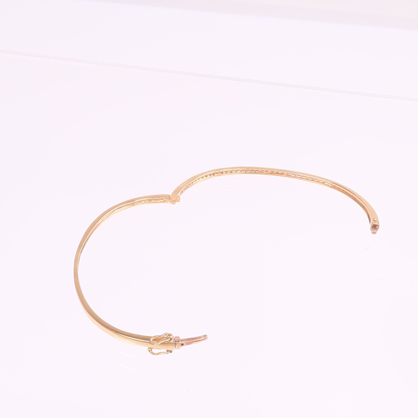 JEWELRY 18K玫瑰金Diamond Bangle Bracelet鑽石手鐲