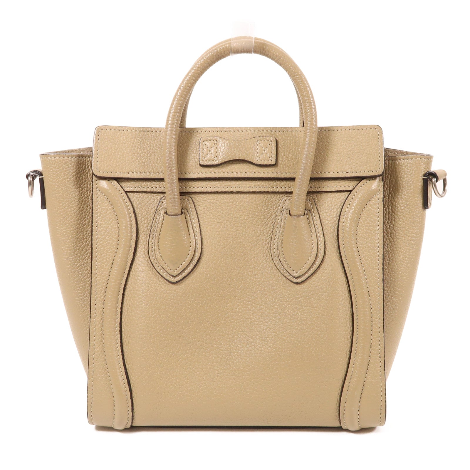 CELINE 牛皮皮革Nano Luggage手挽肩背兩用袋