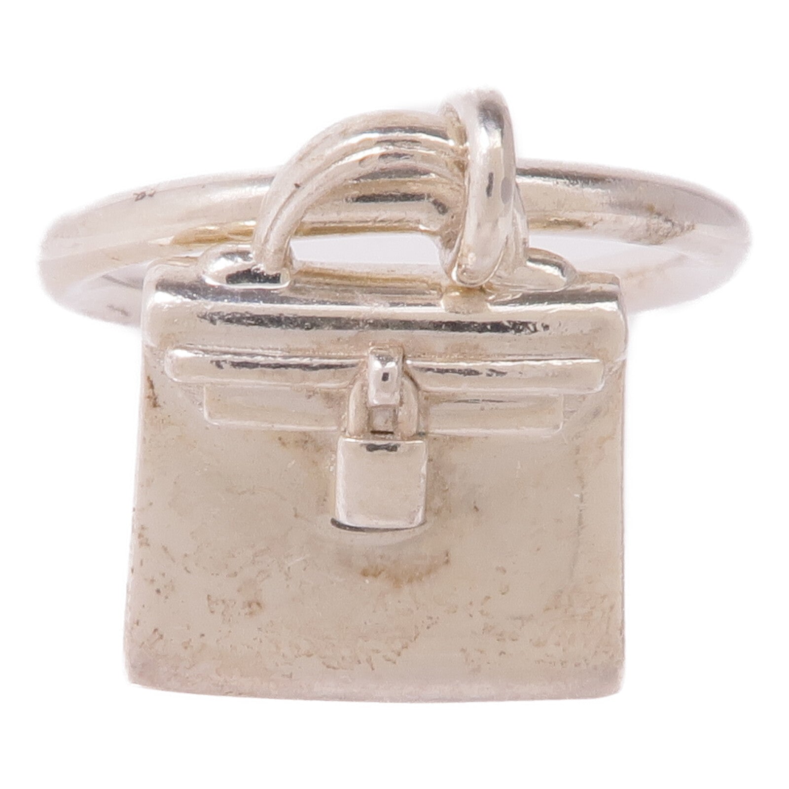 HERMES 925純銀Amulettes Kelly Ring戒指Hermes#52/US#6