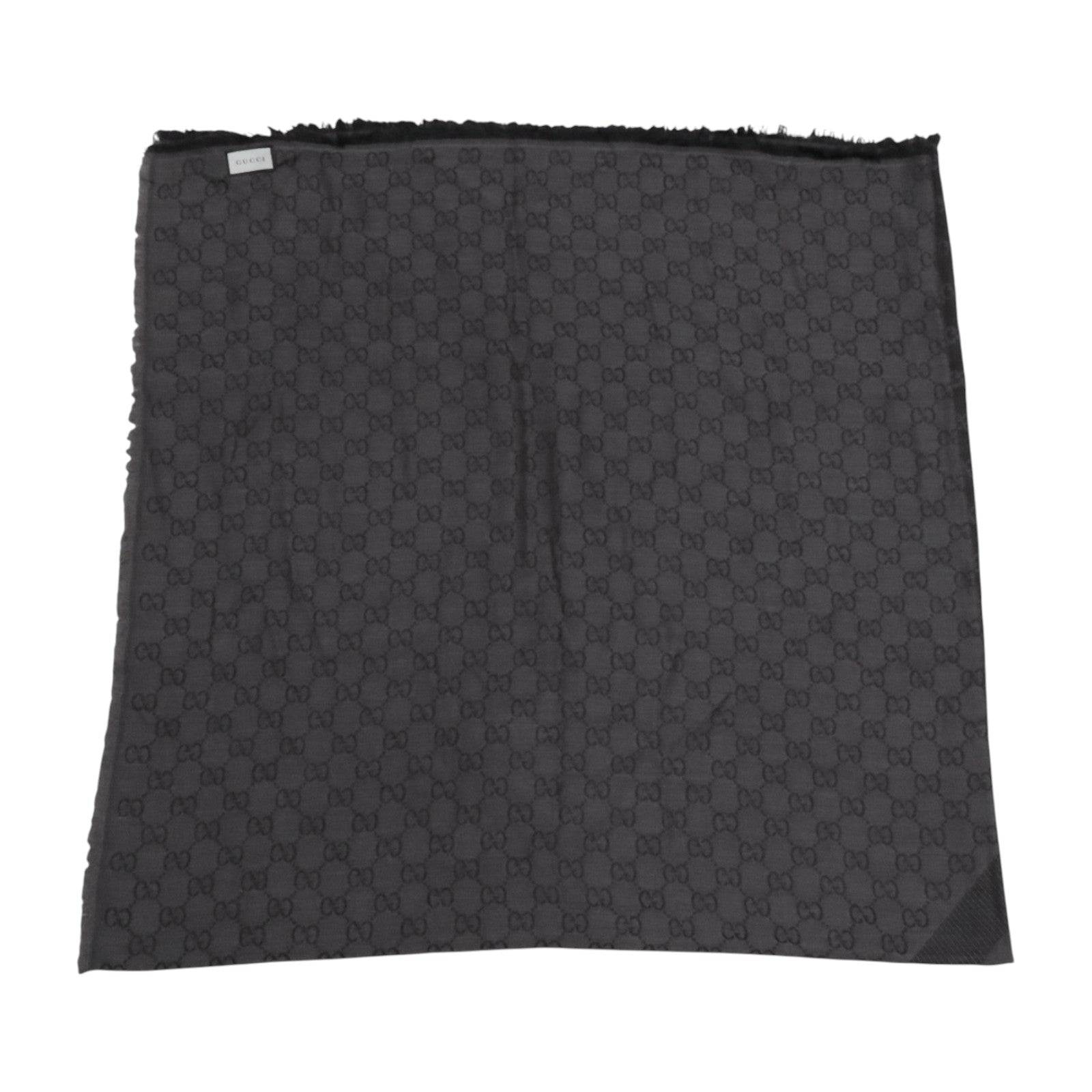 GUCCI 羊毛/絲質Scarf 140x140圍巾