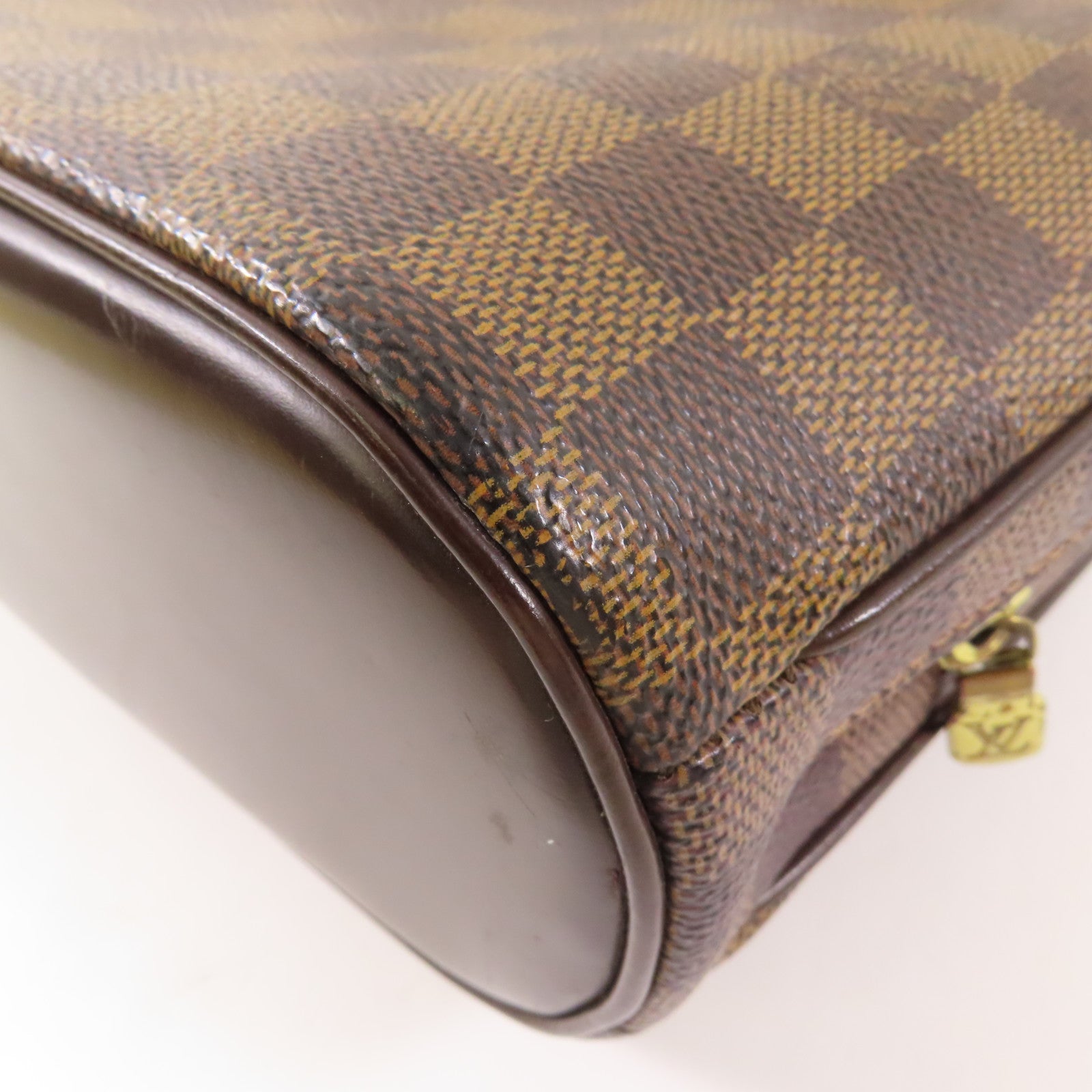 LOUIS VUITTON Damier Sarria Mini金扣手挽袋
