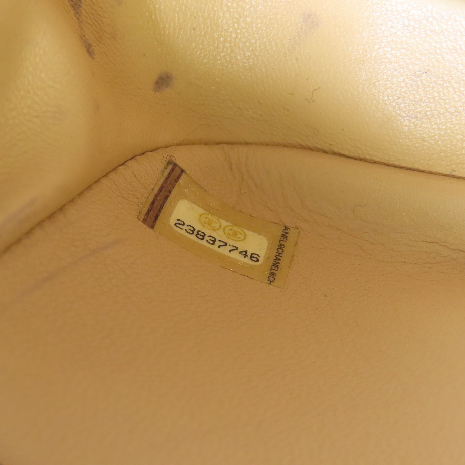 CHANEL 羊皮皮革2 Way Shoulder金扣手挽肩背兩用袋