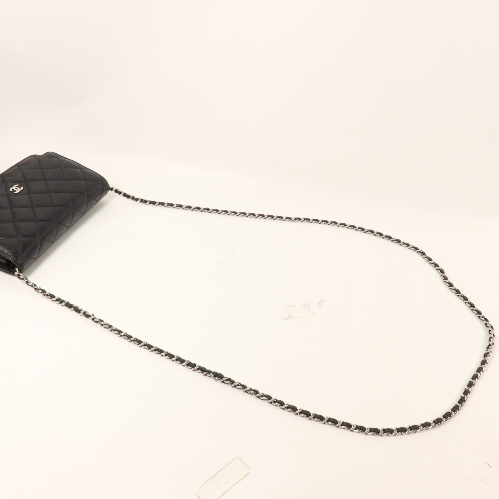 CHANEL 羊皮皮革Wallet On Chain鏈帶肩背袋