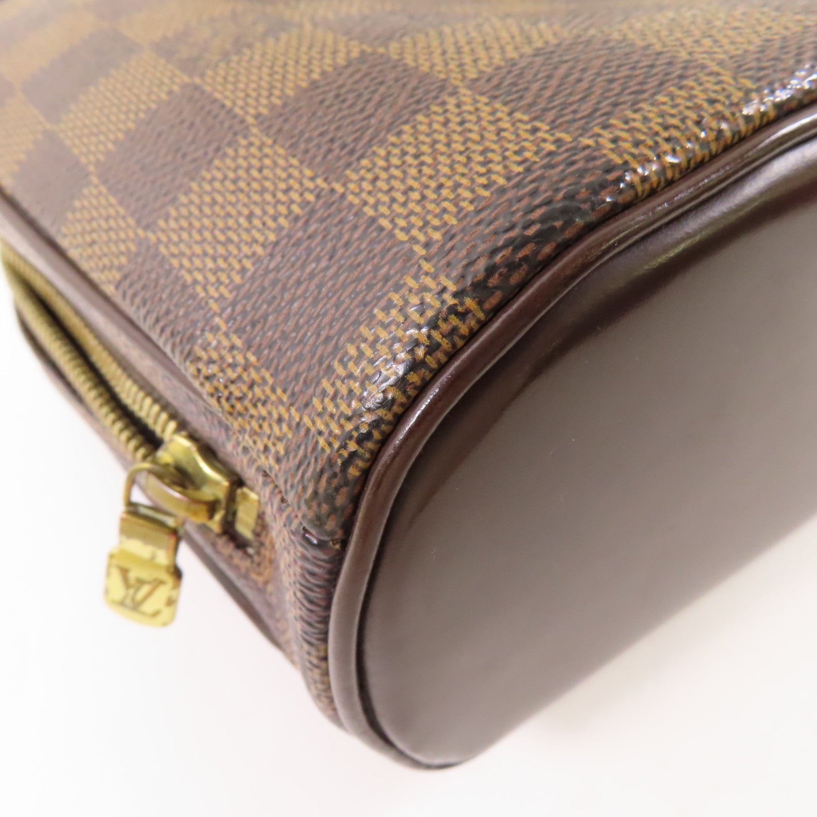 LOUIS VUITTON Damier Sarria Mini金扣手挽袋