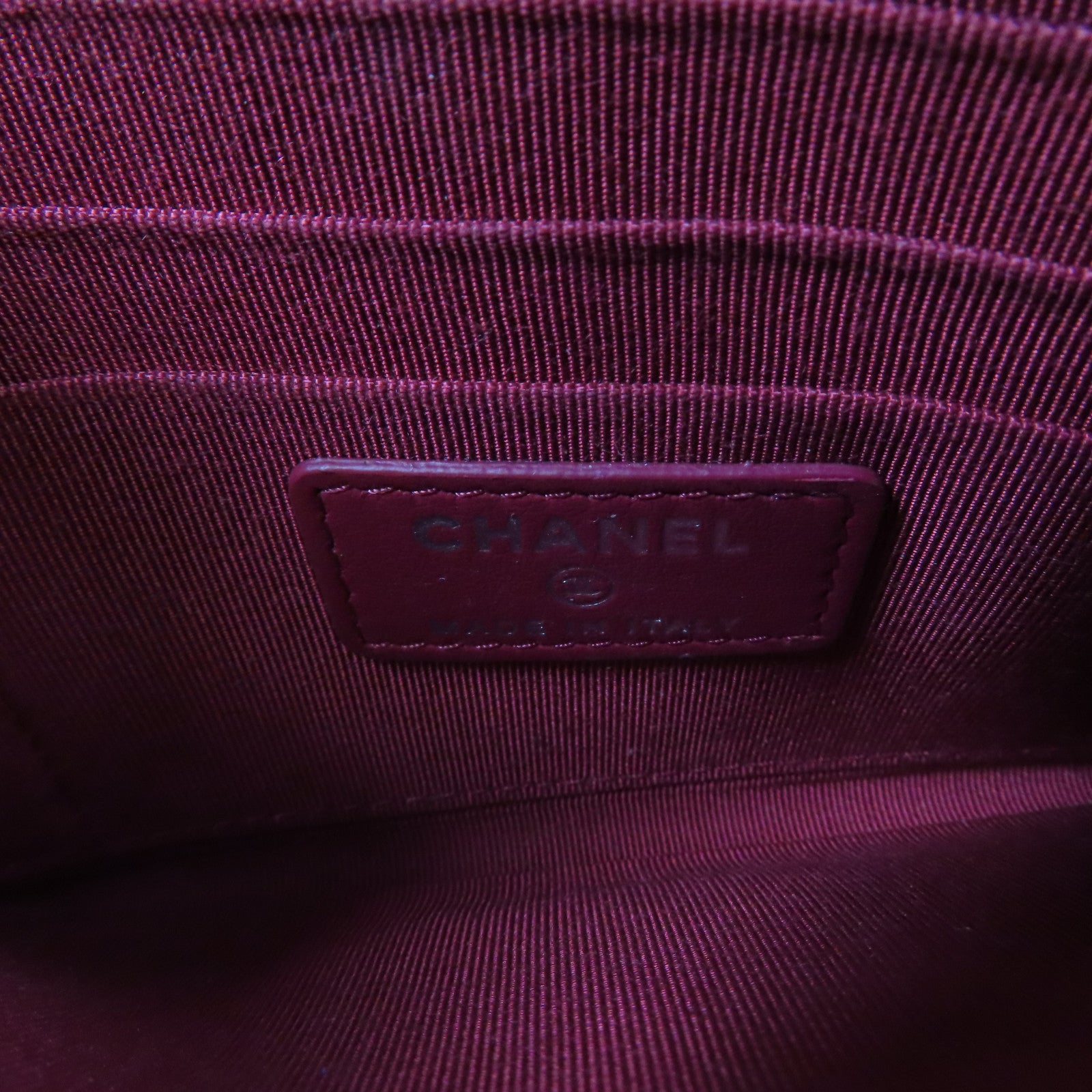 CHANEL【激減優惠】 牛皮皮革Long Wallet金扣長錢包