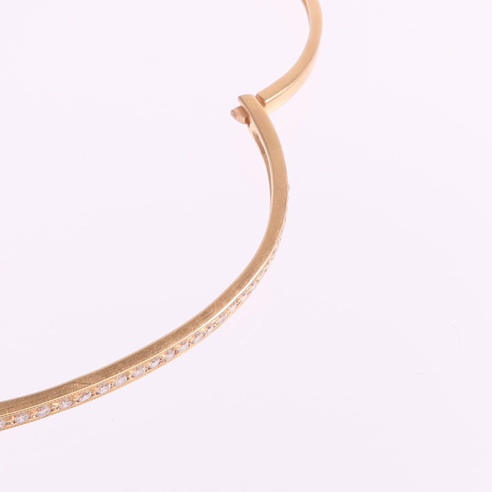 JEWELRY 18K玫瑰金Diamond Bangle Bracelet鑽石手鐲