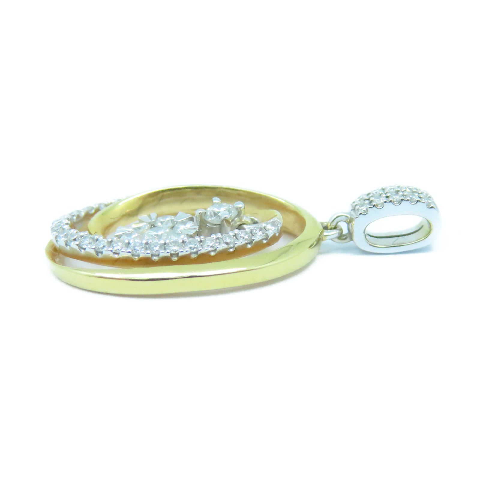 JEWELRY 【激減優惠】18K黃金Diamond Pendant 0.29ct鑽石吊墜