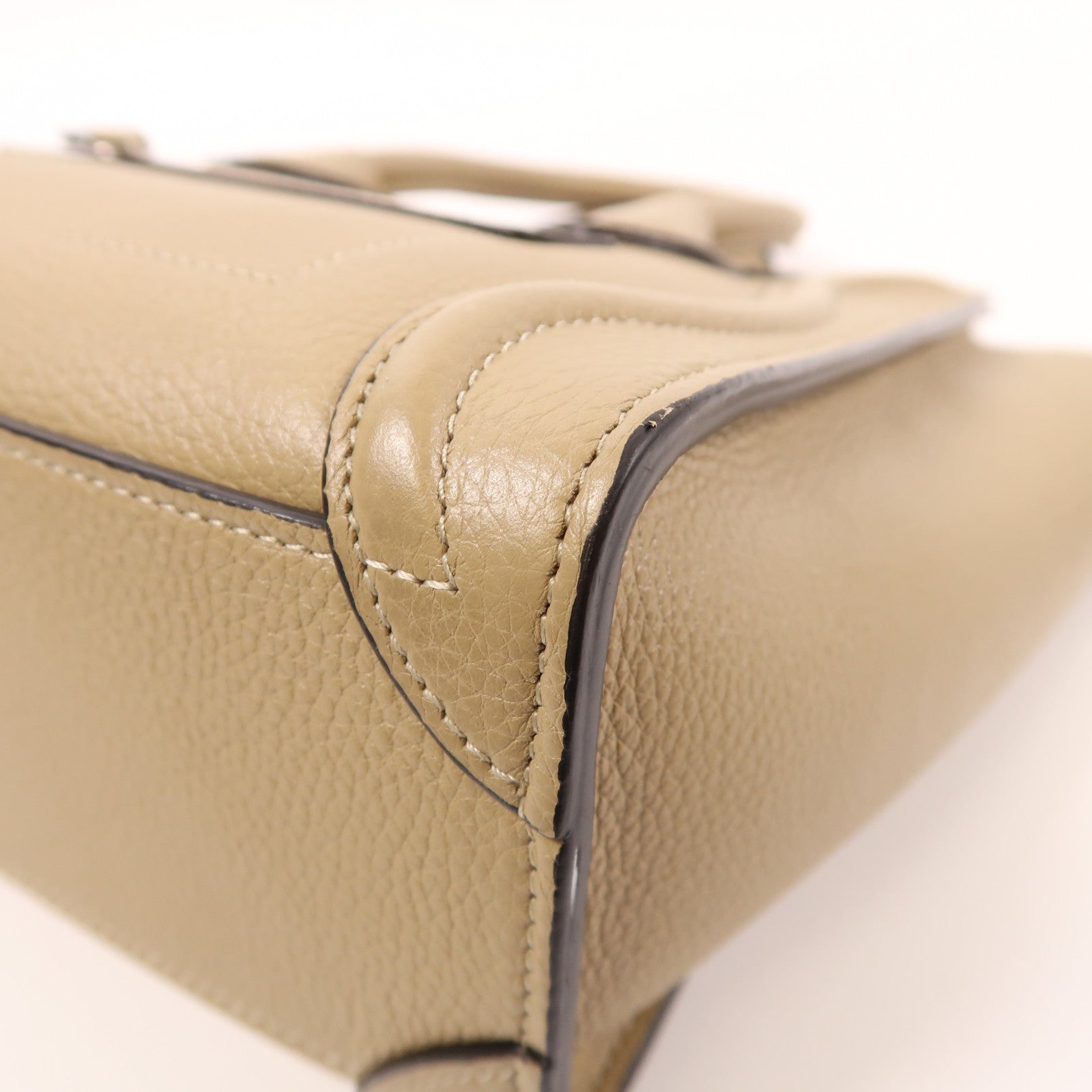 CELINE 牛皮皮革Nano Luggage手挽肩背兩用袋