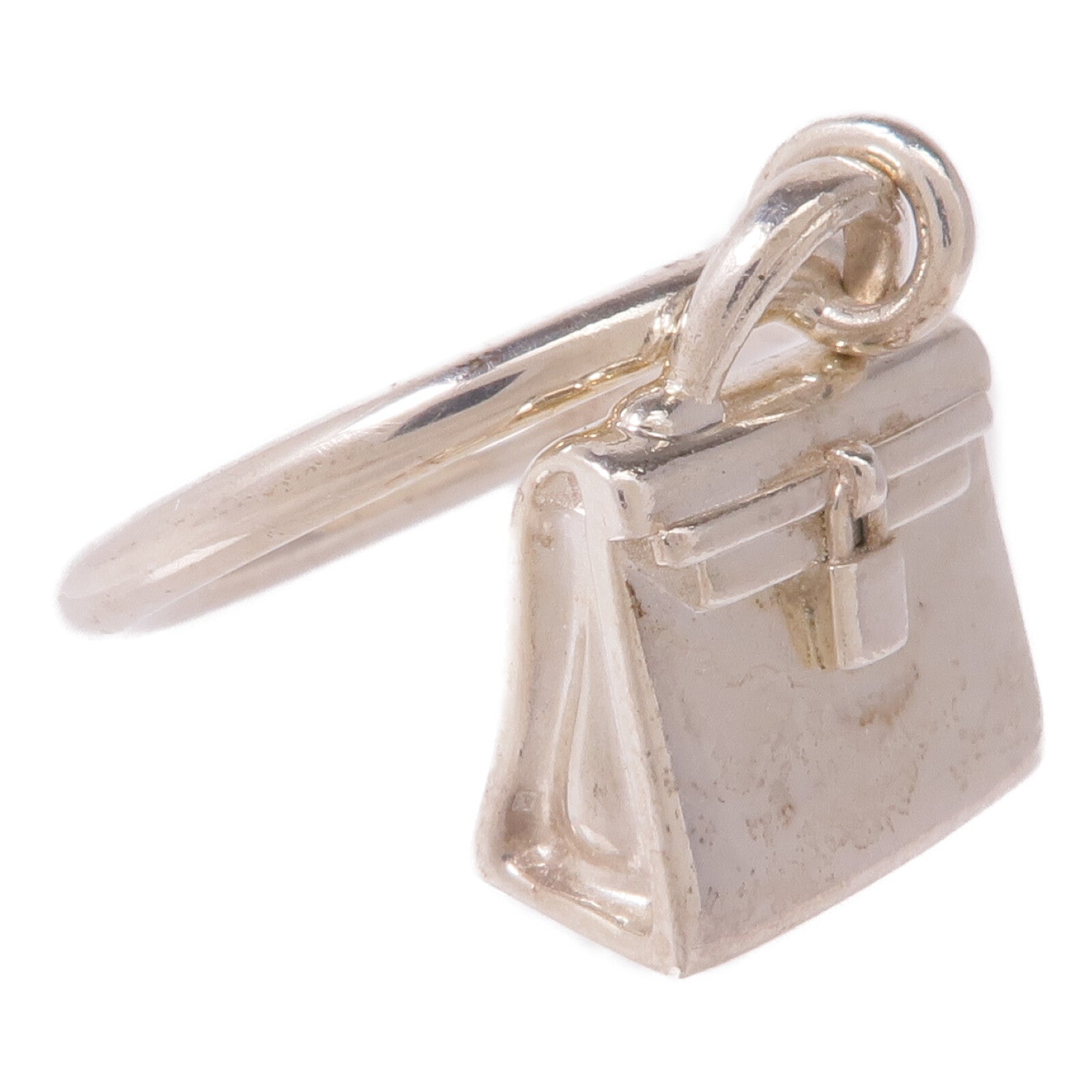 HERMES 925純銀Amulettes Kelly Ring戒指Hermes#52/US#6