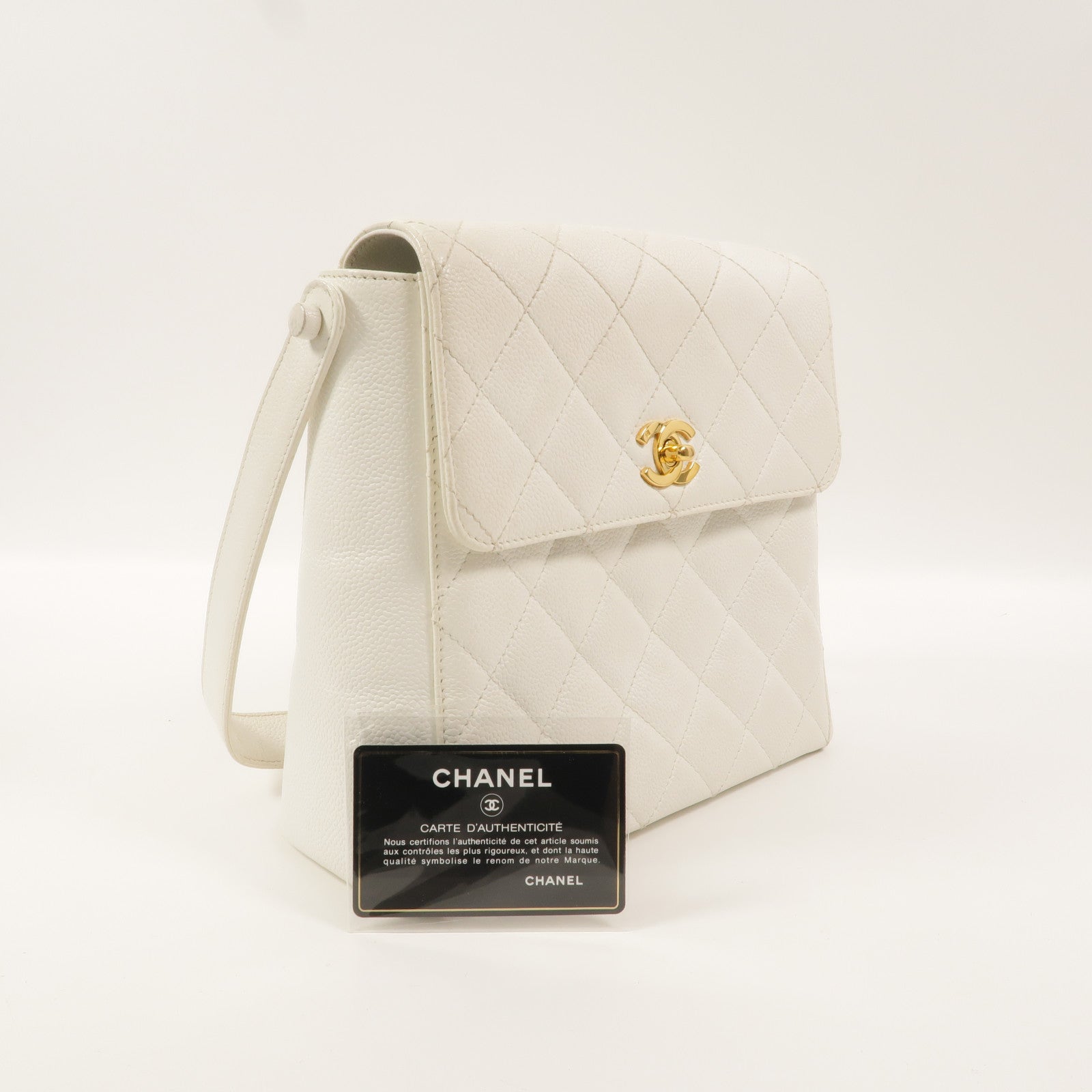 CHANEL 牛皮皮革Vintage Hand Bag手挽袋