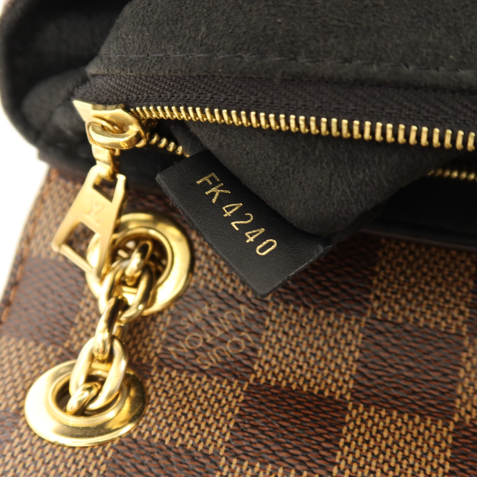 LOUIS VUITTON 【激減優惠】Damier Vavin PM金扣鏈帶肩背袋