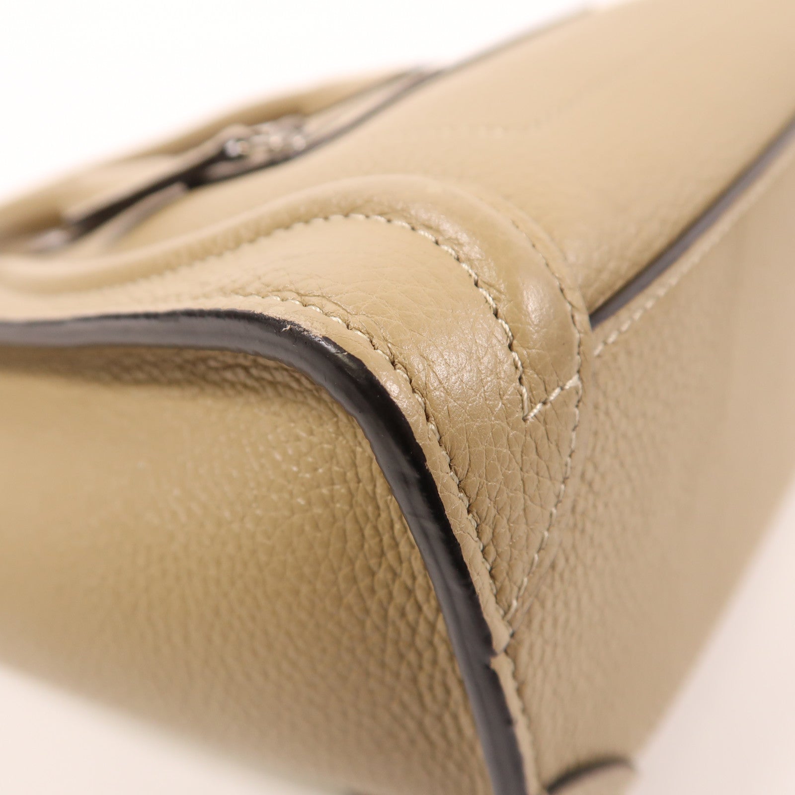 CELINE 牛皮皮革Nano Luggage手挽肩背兩用袋