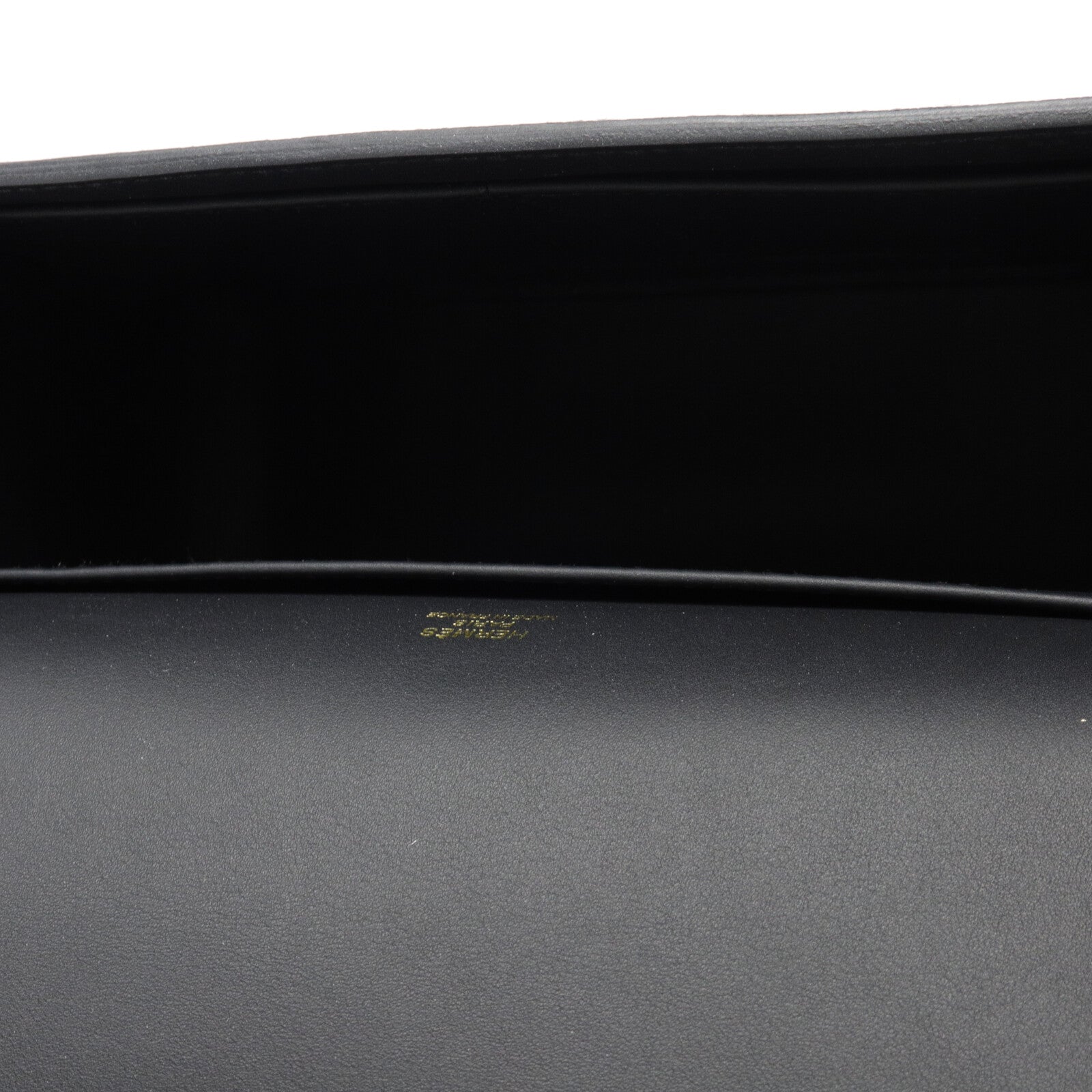 HERMES Chevre皮革Geta肩背袋Noir
