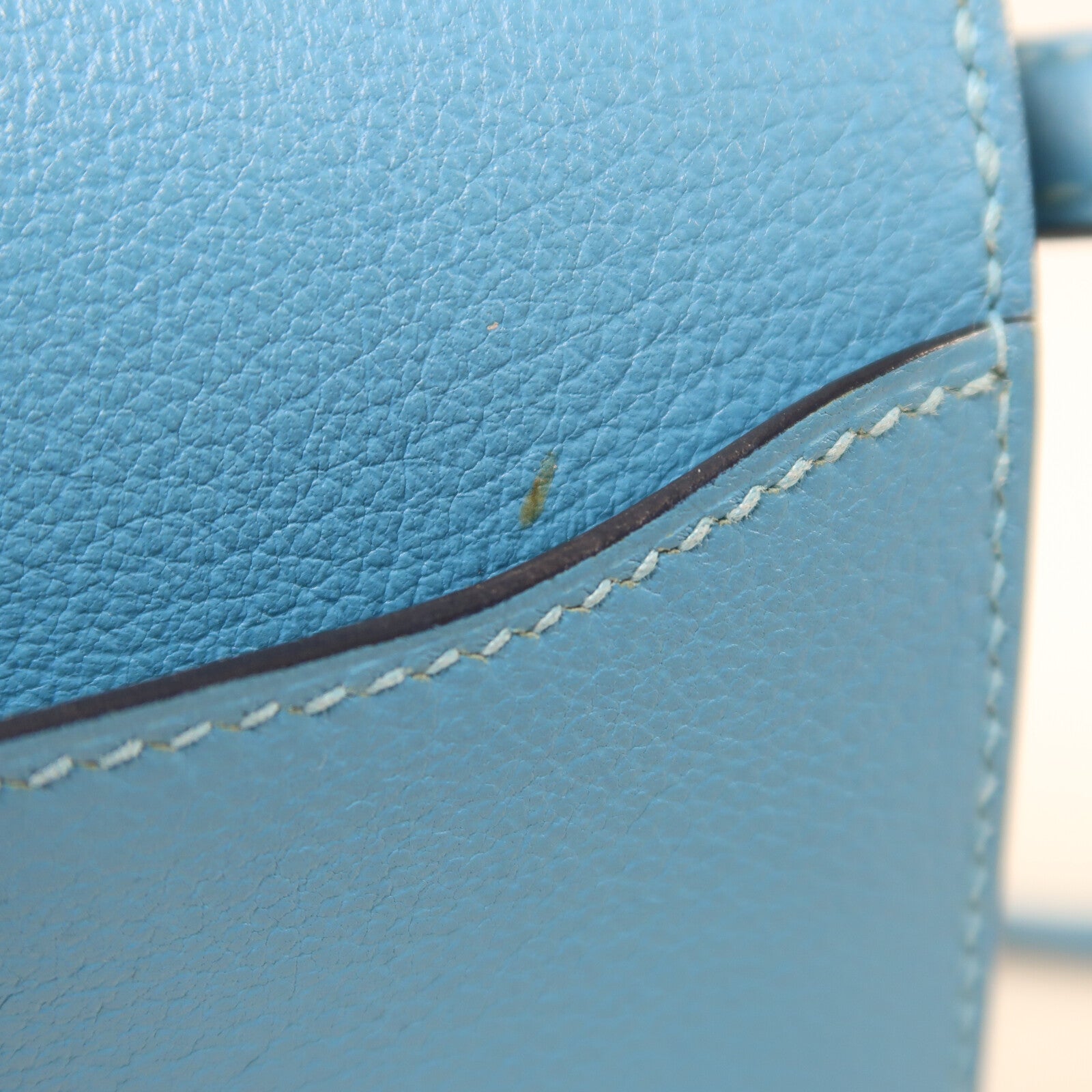 HERMES Evercolor皮革Roulis Mini銀扣肩背袋