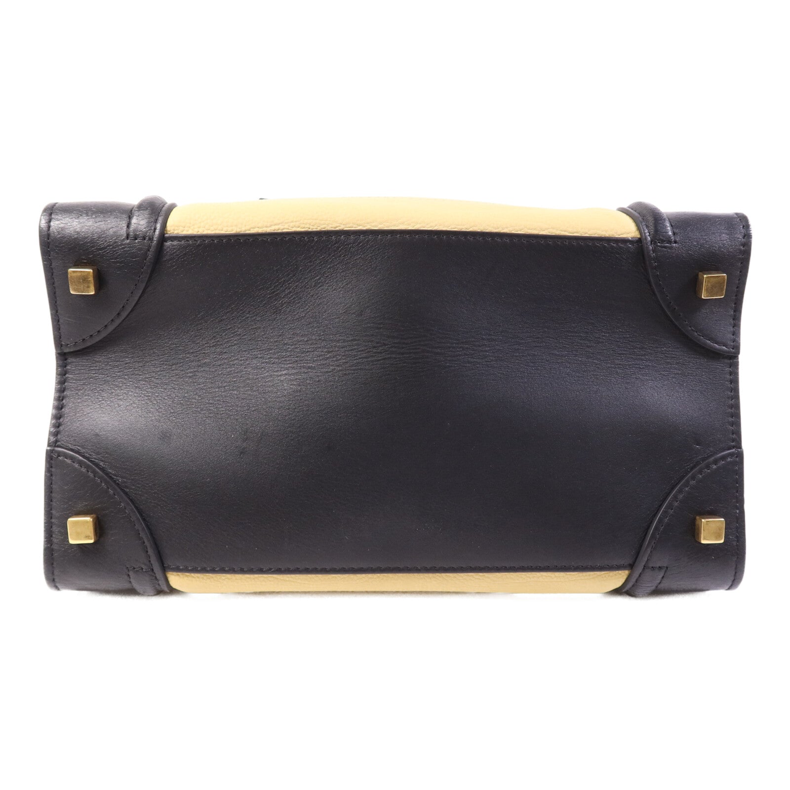 CELINE 牛皮皮革Mini Luggage金扣手挽袋