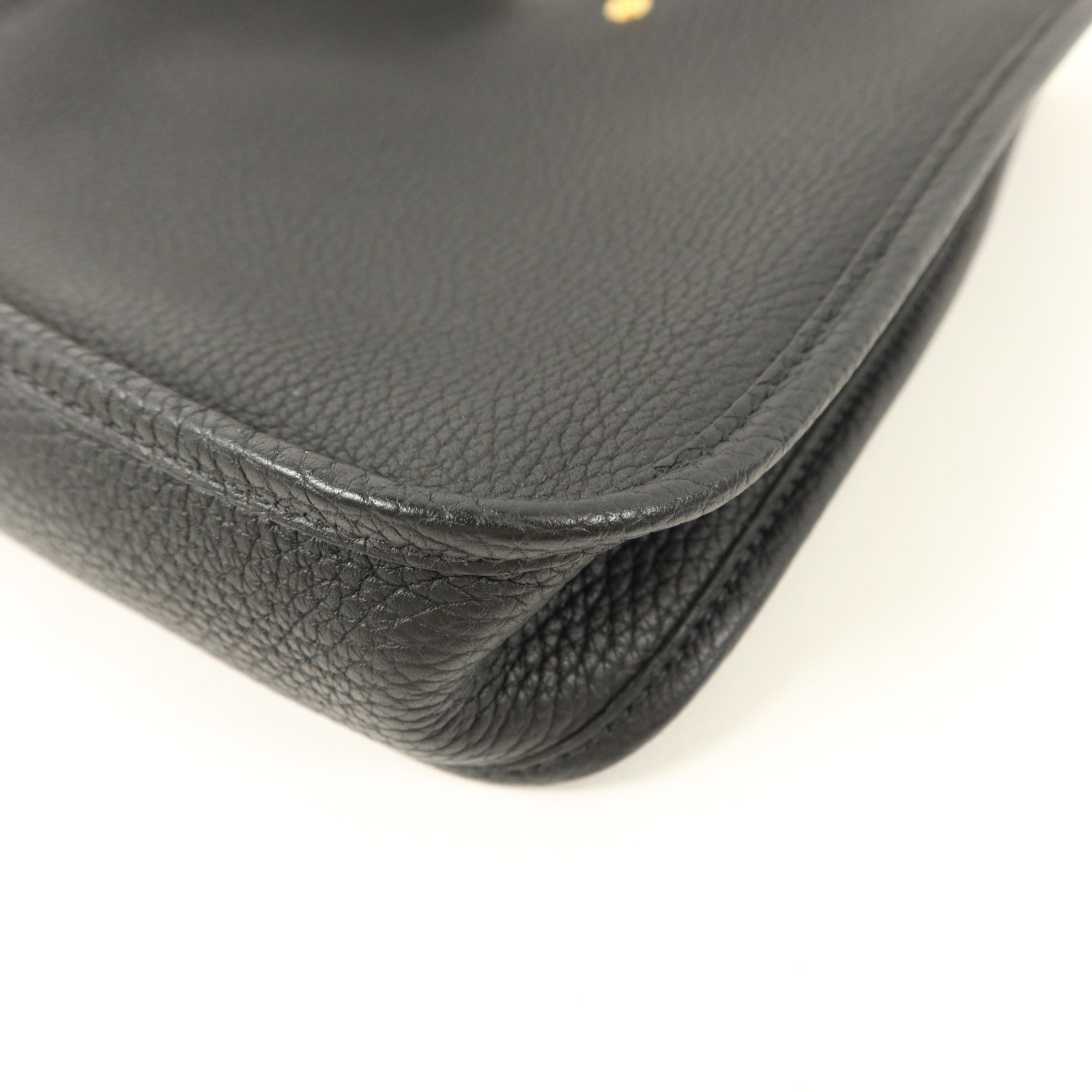 HERMES Clemence皮革Evelyne TPM肩背袋Noir