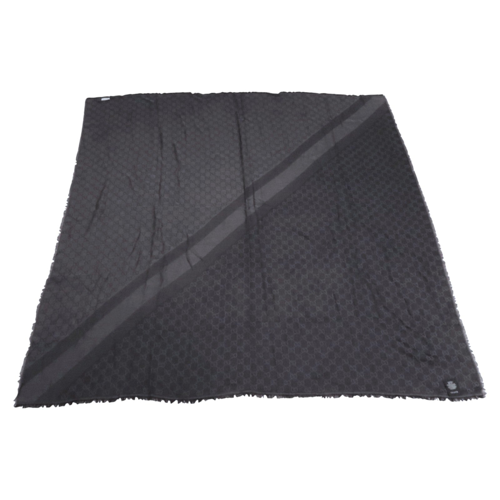 GUCCI 羊毛/絲質Scarf 140x140圍巾