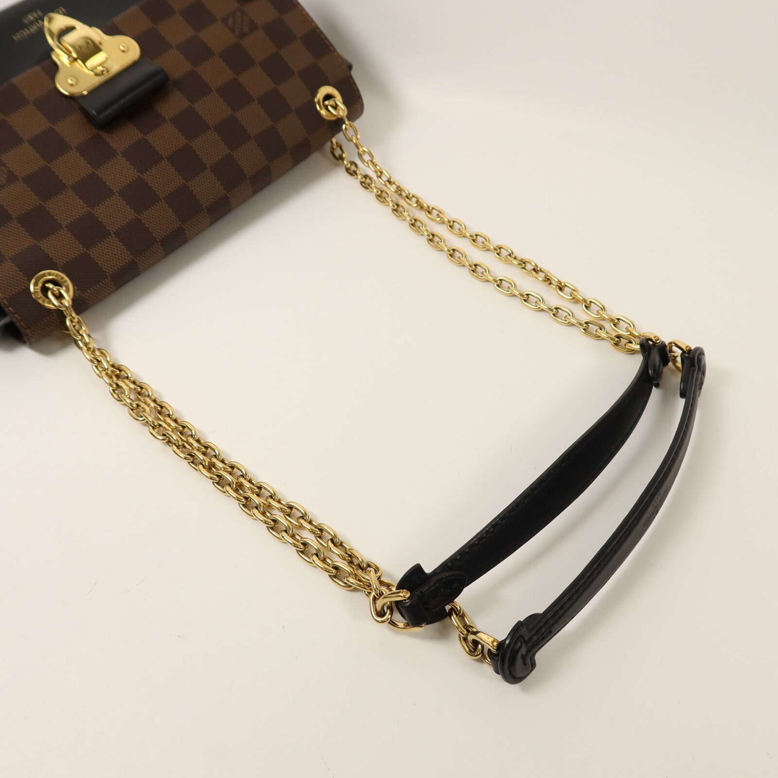 LOUIS VUITTON 【激減優惠】Damier Vavin PM金扣鏈帶肩背袋