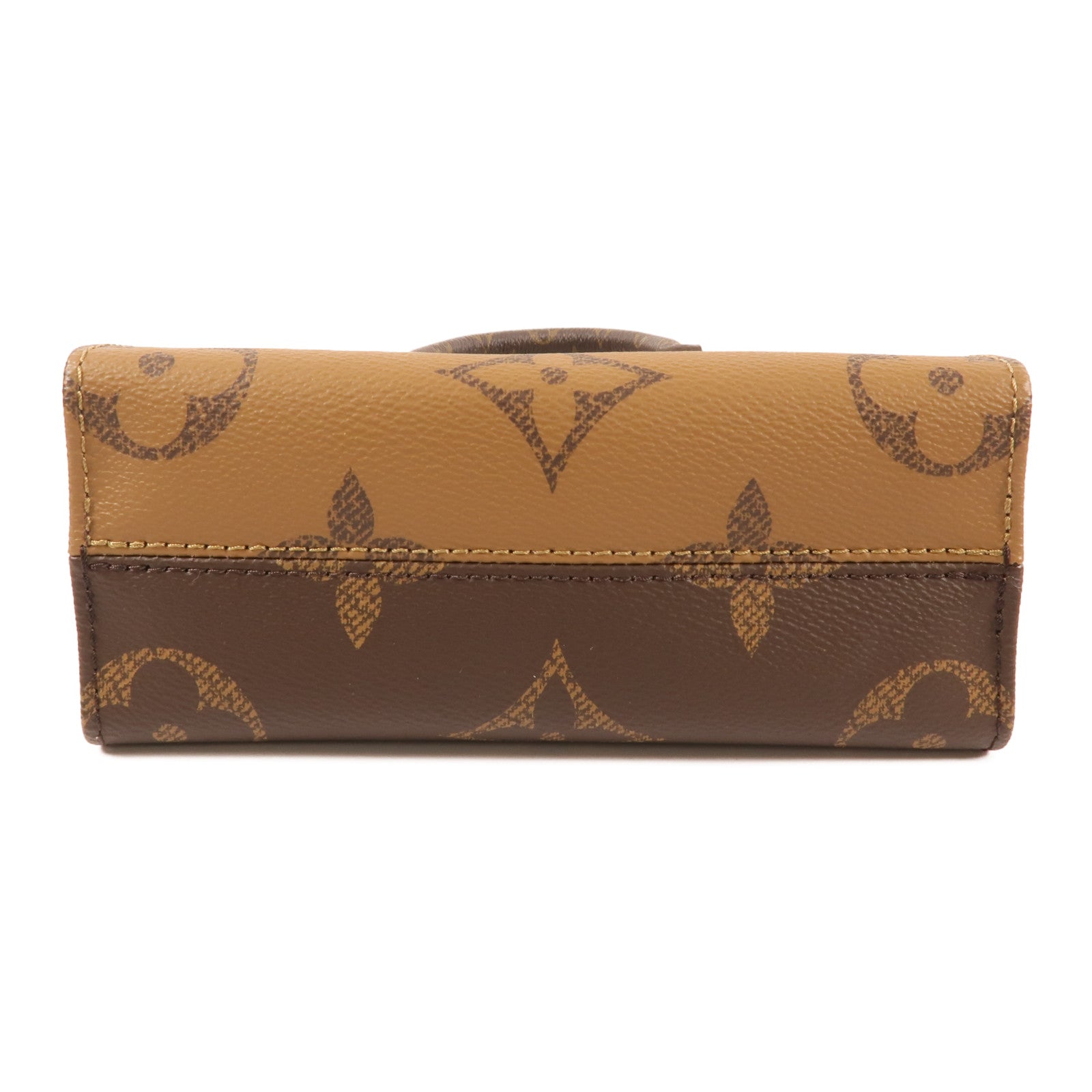 LOUIS VUITTON Monogram On The Go BB金扣手挽肩背兩用袋