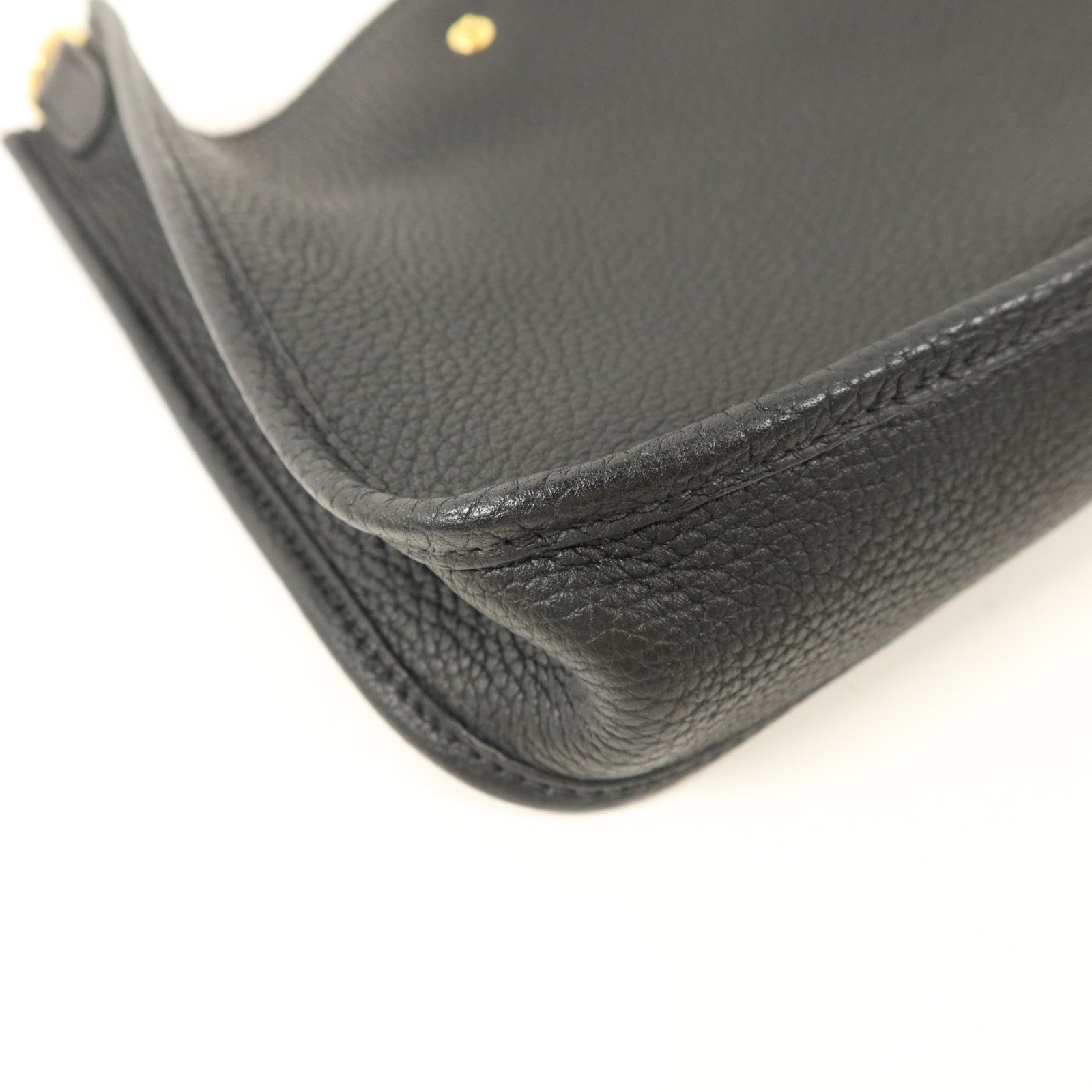 HERMES Clemence皮革Evelyne TPM肩背袋Noir