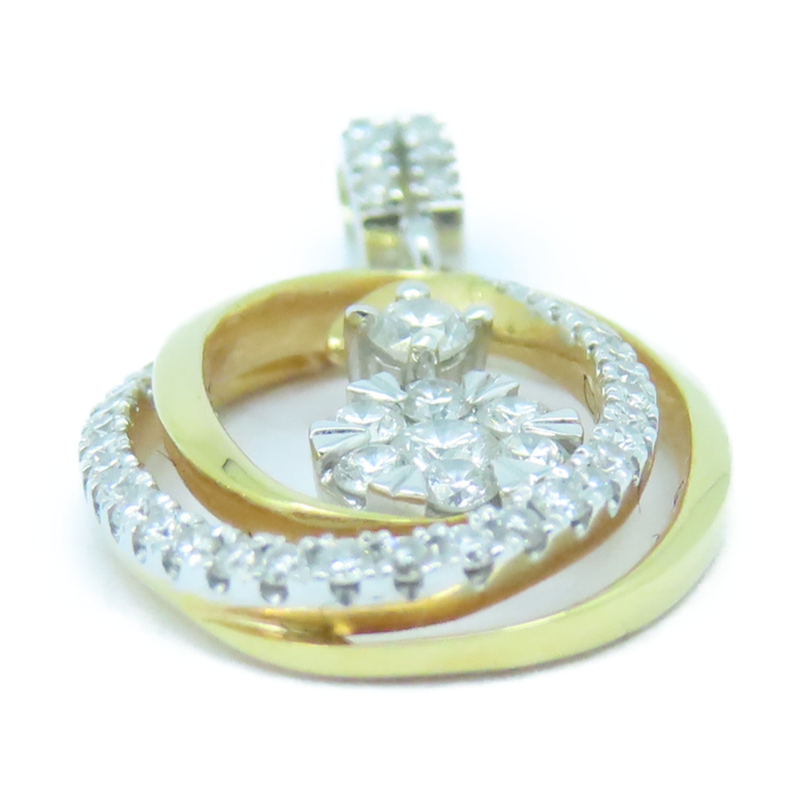 JEWELRY 【激減優惠】18K黃金Diamond Pendant 0.29ct鑽石吊墜