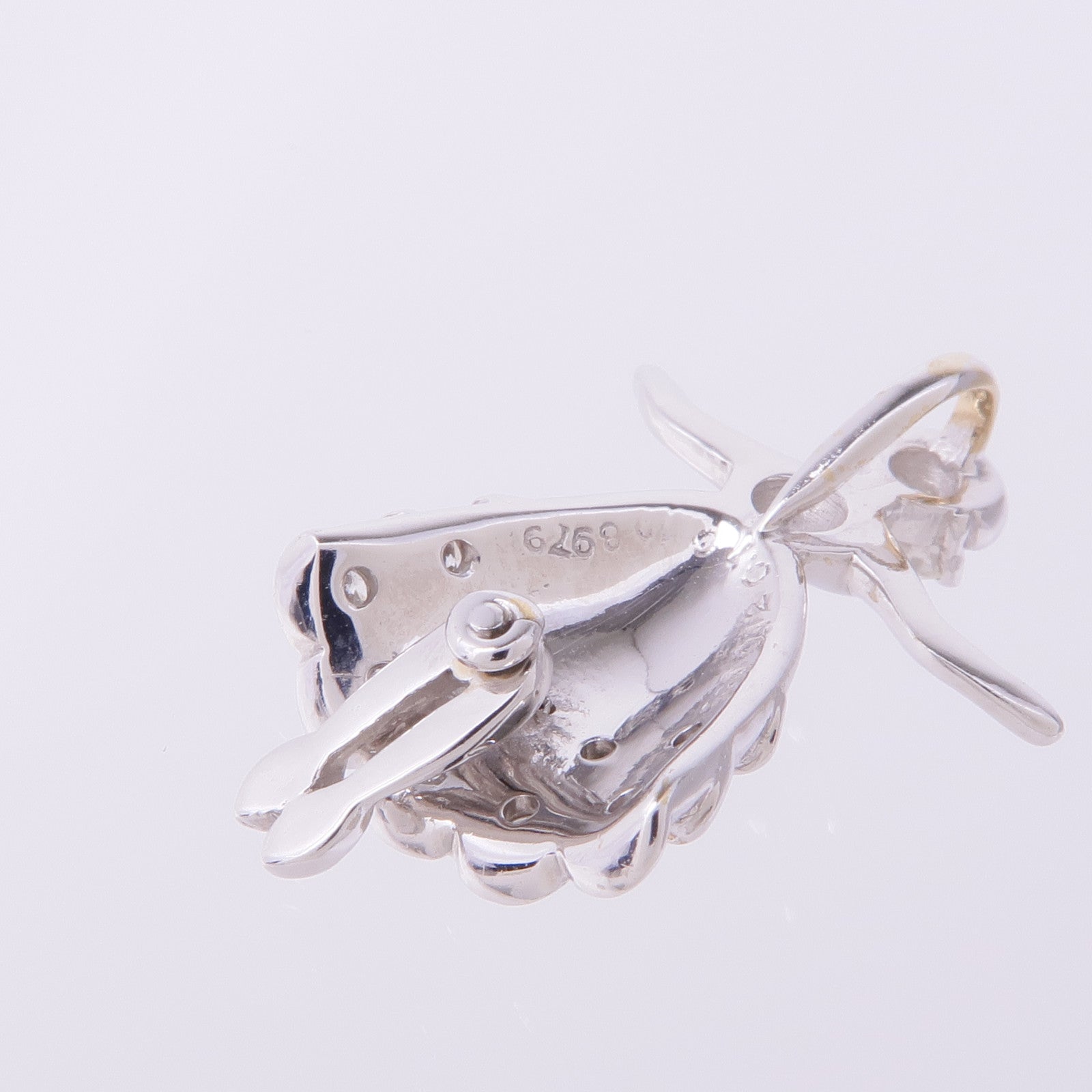 JEWELRY 18K白金Diamond Pendant Top鑽石吊墜