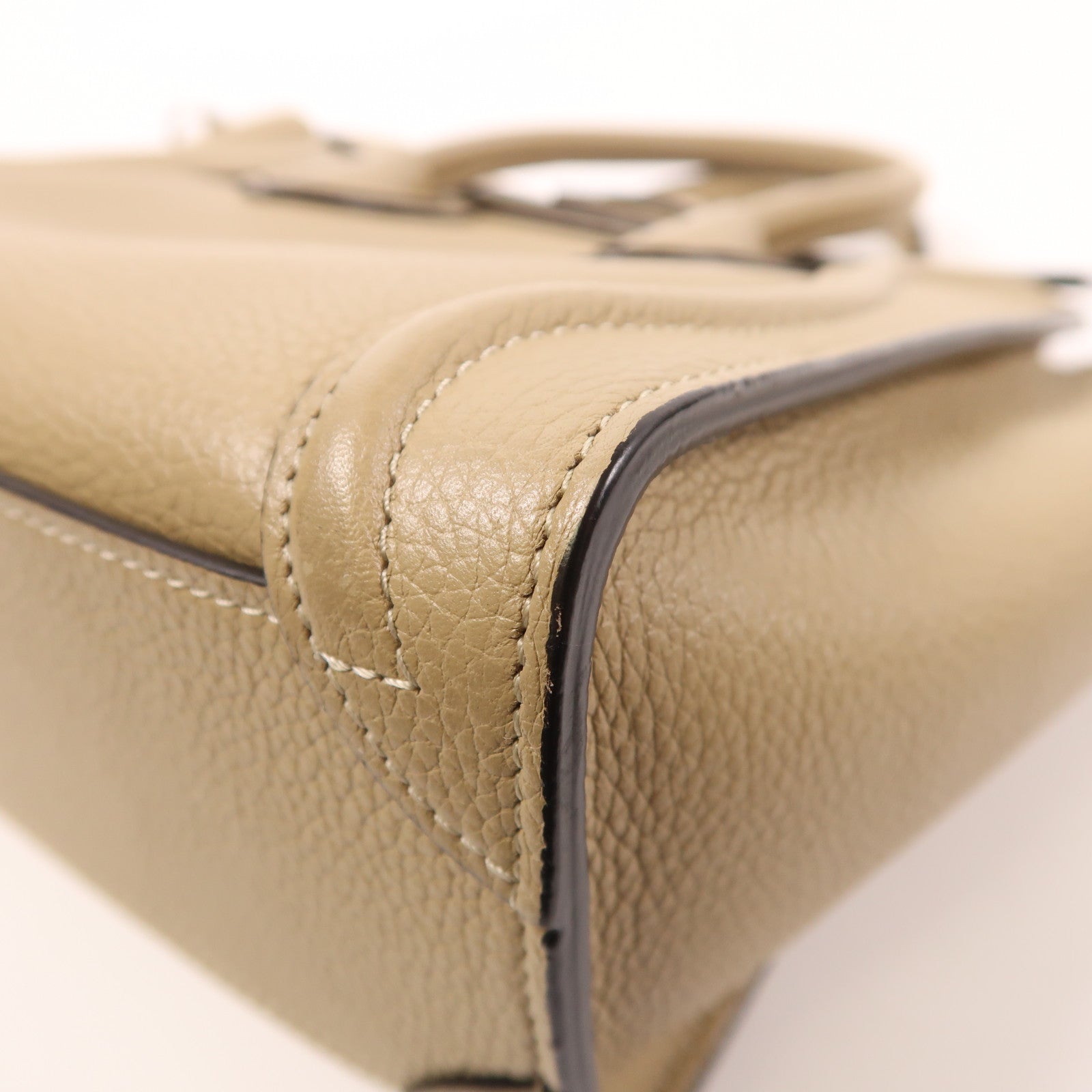 CELINE 牛皮皮革Nano Luggage手挽肩背兩用袋