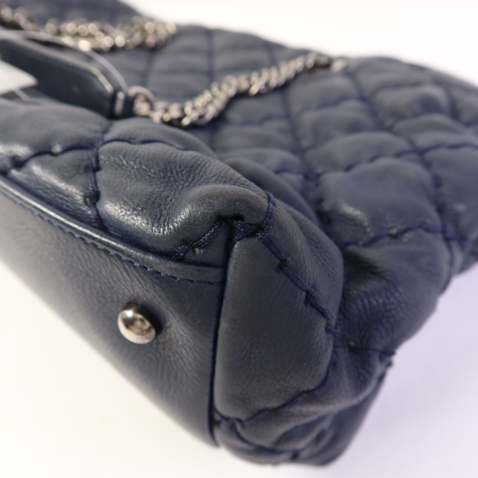 CHANEL 牛皮皮革Tote Bag鏈帶肩背袋