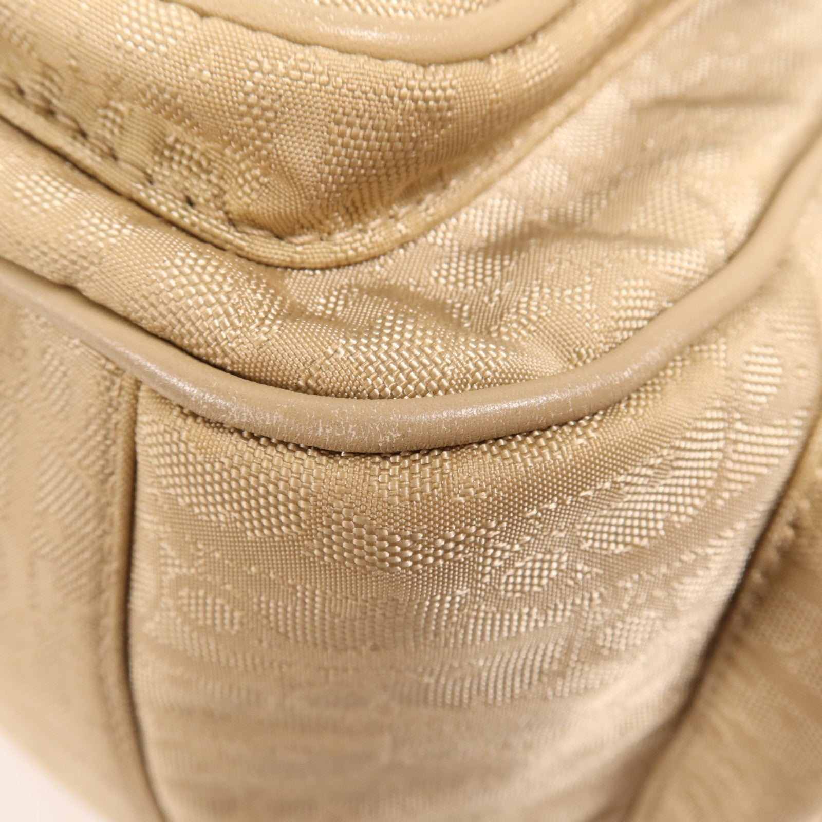 Dior 帆布Shoulder Bag銀扣肩背袋