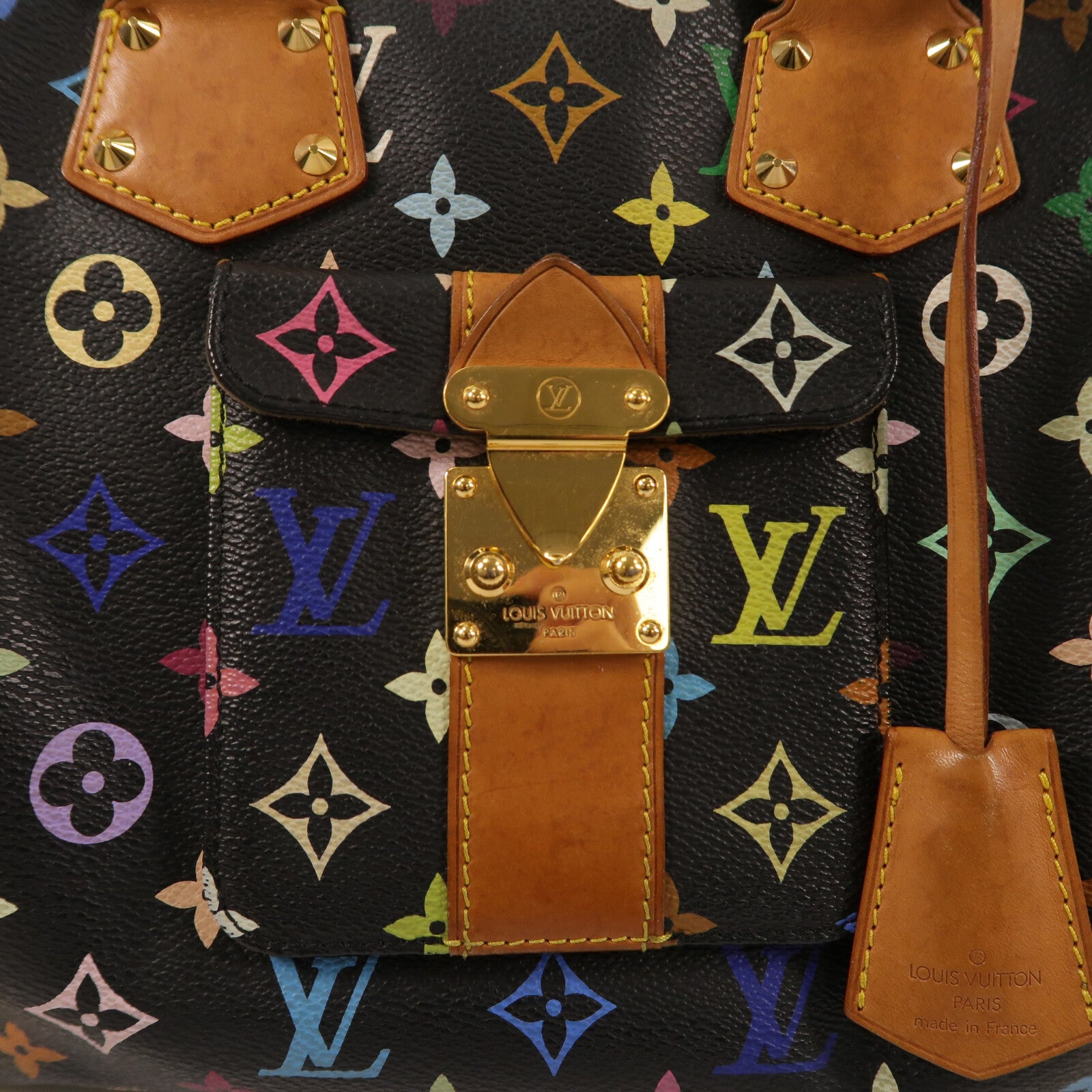 LOUIS VUITTON Monogram Multicolor Speedy 30手挽袋