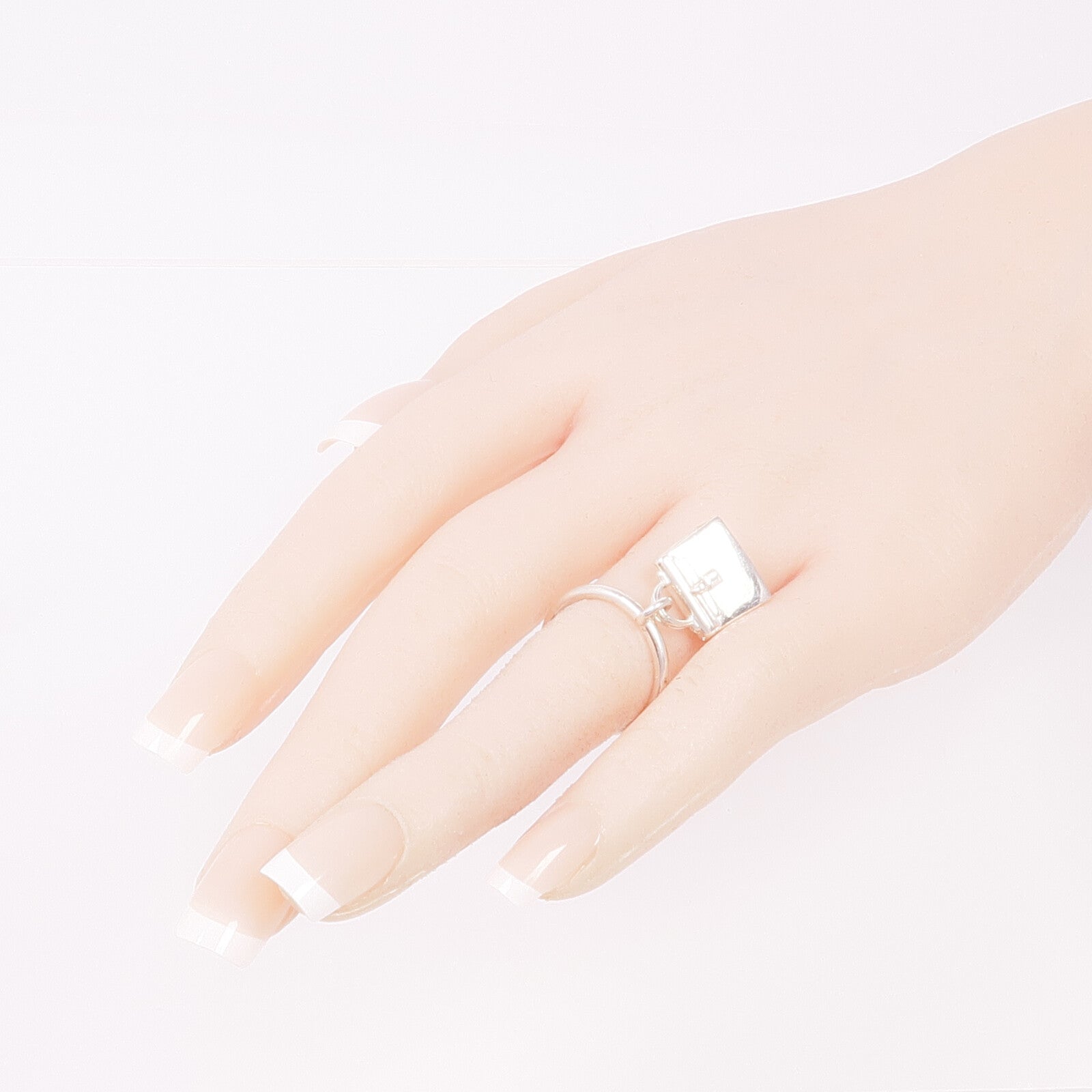 HERMES 925純銀Amulettes Kelly Ring戒指Hermes#52/US#6