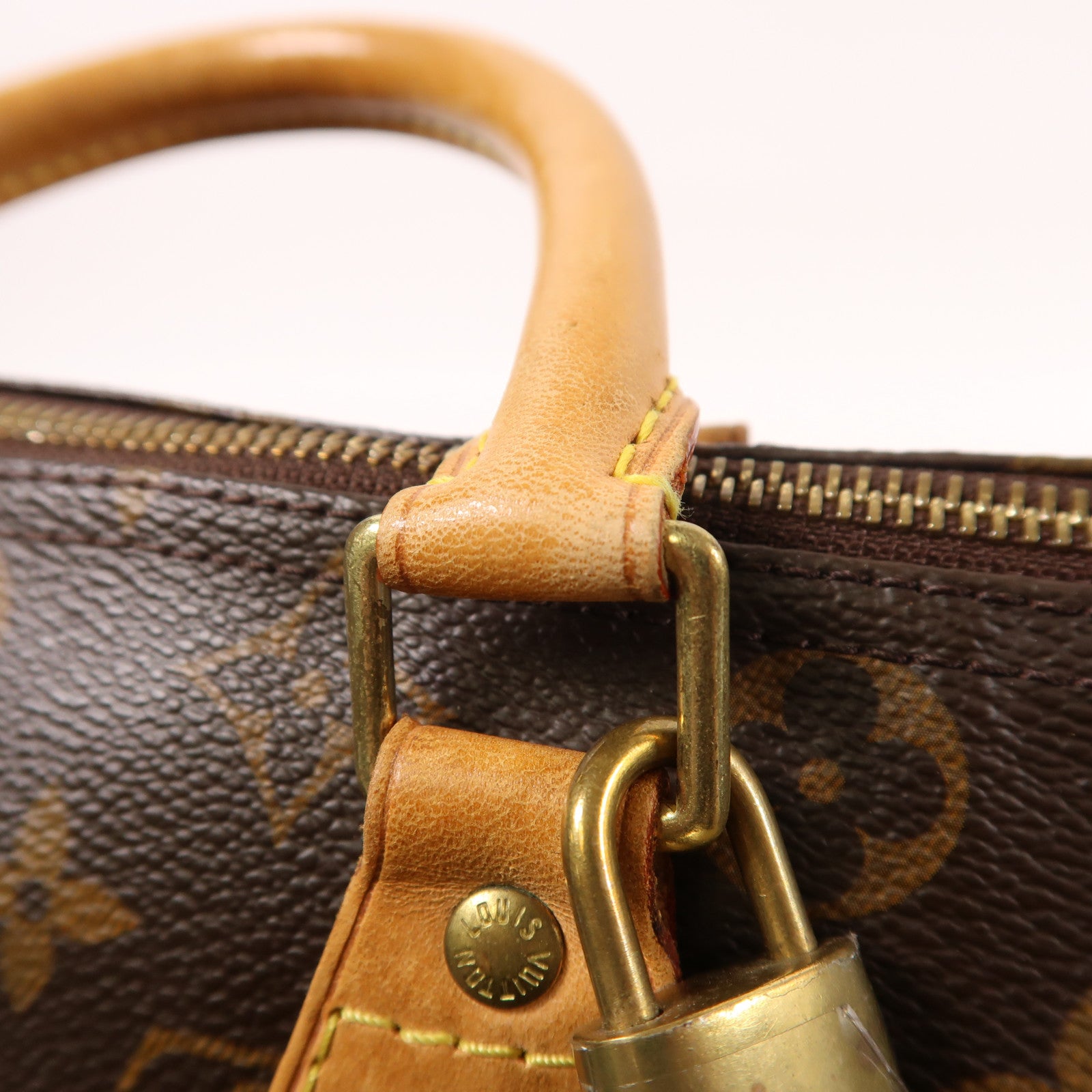 LOUIS VUITTON Monogram Speedy 30金扣手挽袋