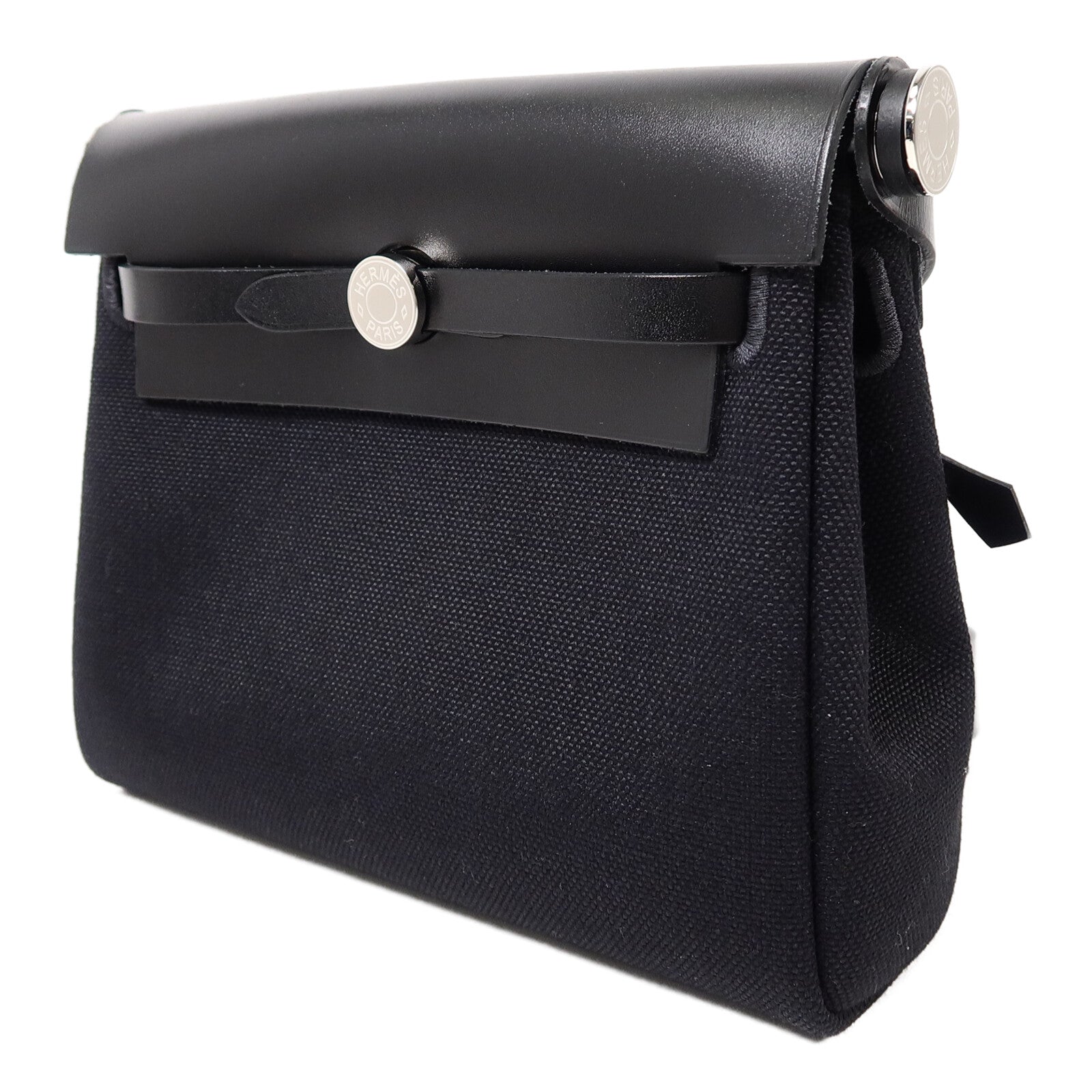 HERMES Toile H Mini Herbag肩背袋Noir