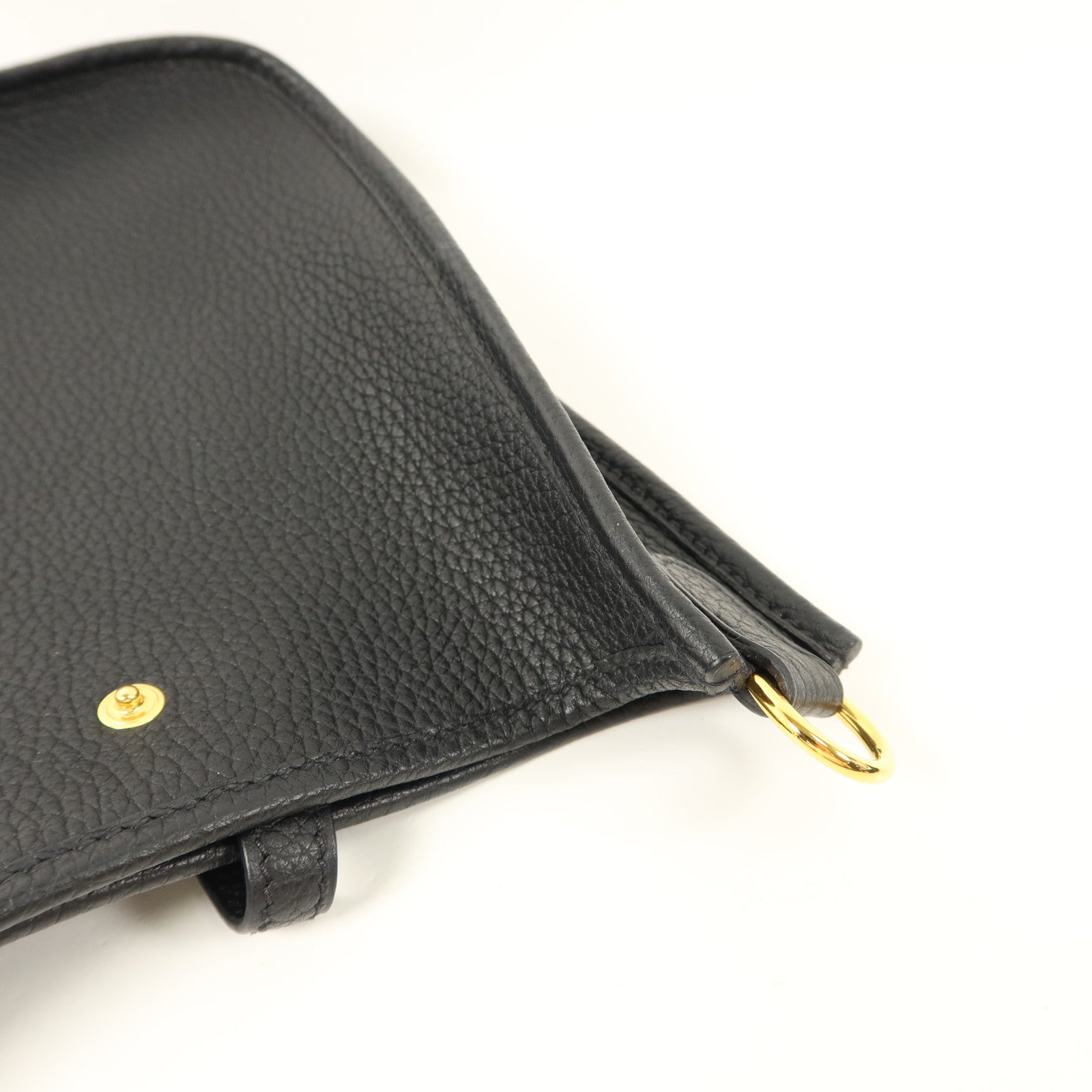 HERMES Clemence皮革Evelyne TPM肩背袋Noir