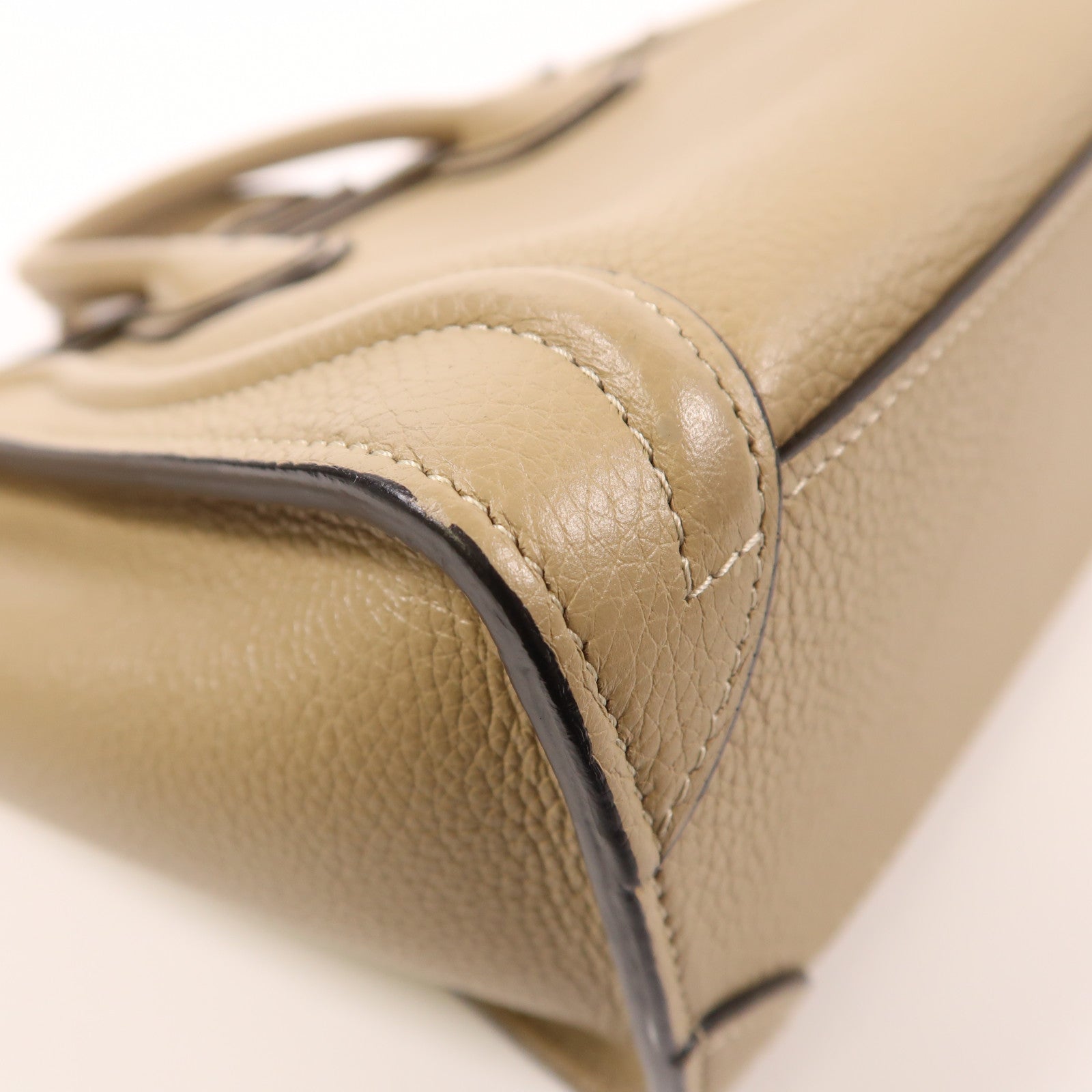 CELINE 牛皮皮革Nano Luggage手挽肩背兩用袋