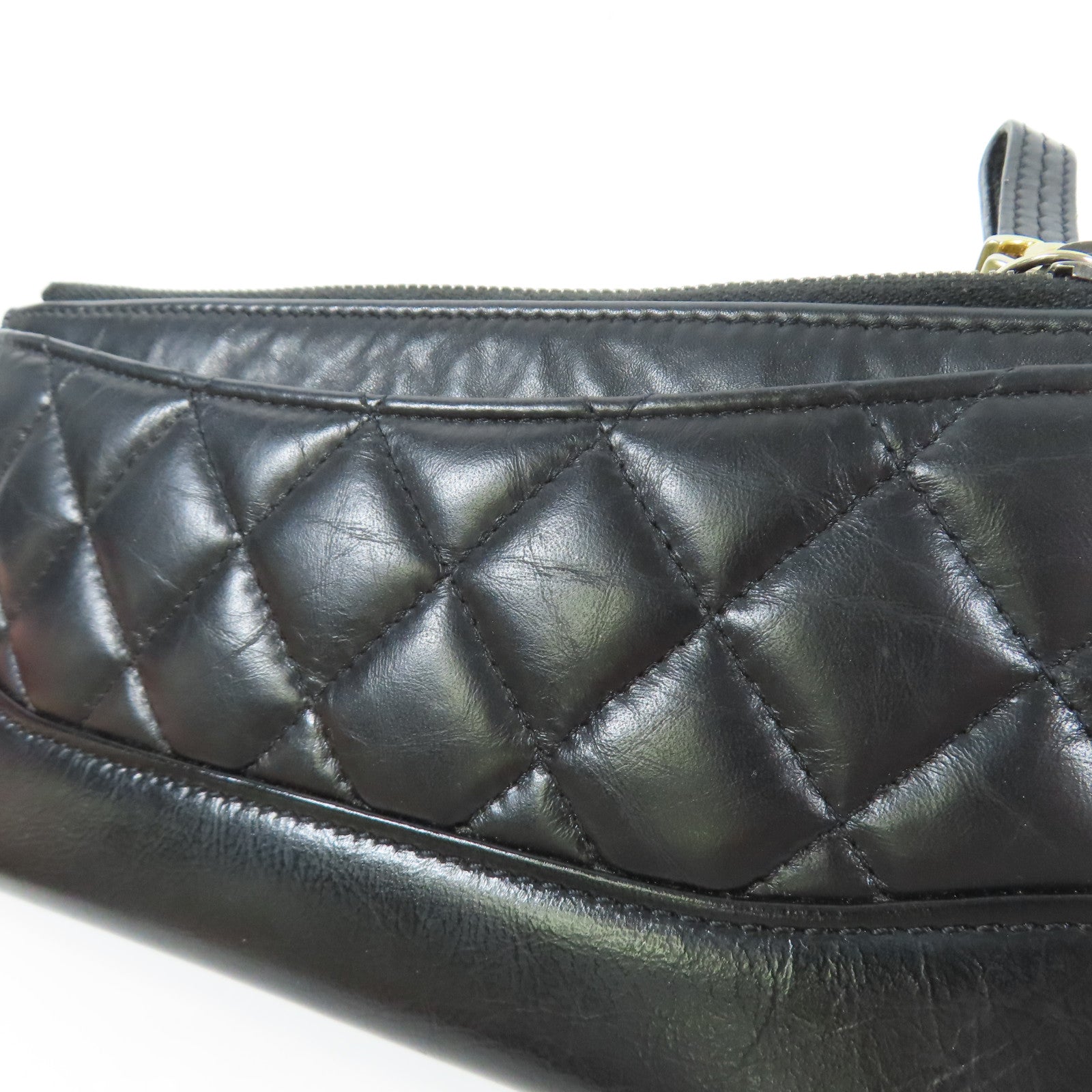 CHANEL【激減優惠】 牛皮皮革Long Wallet金扣長錢包