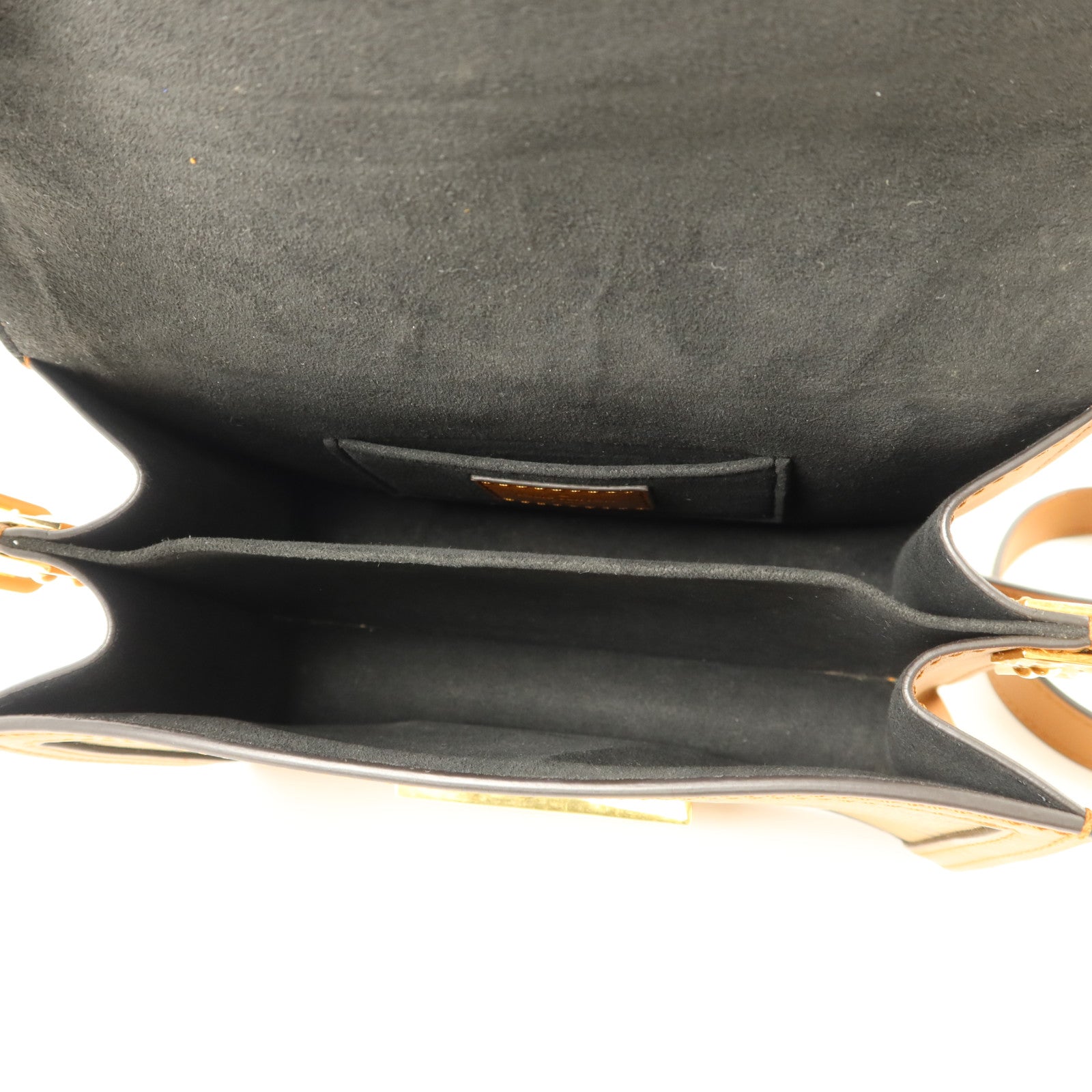 LOUIS VUITTON Monogram Reverse Mini Dauphine金扣肩背袋