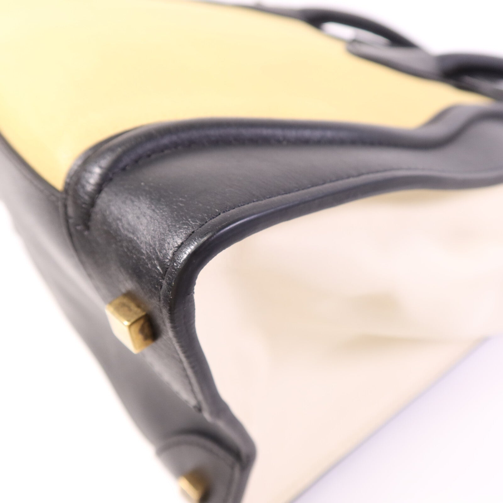 CELINE 牛皮皮革Mini Luggage金扣手挽袋