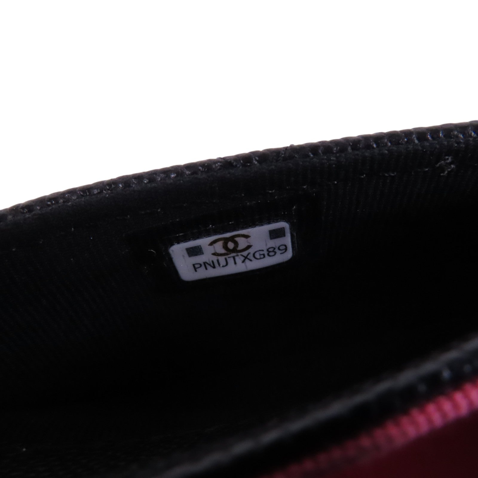 CHANEL 牛皮皮革Card Case金扣卡套