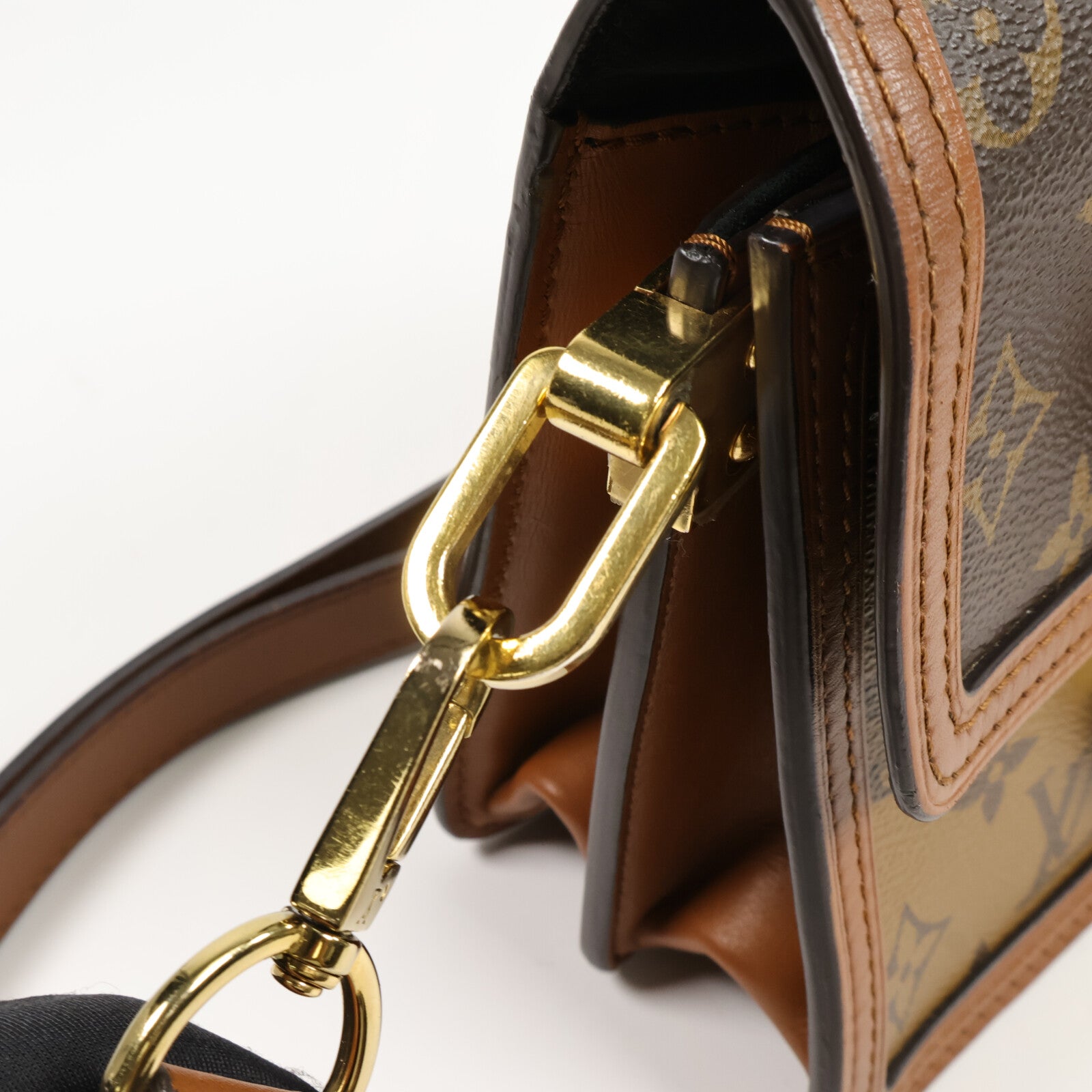 LOUIS VUITTON Monogram Reverse Mini Dauphine肩背袋