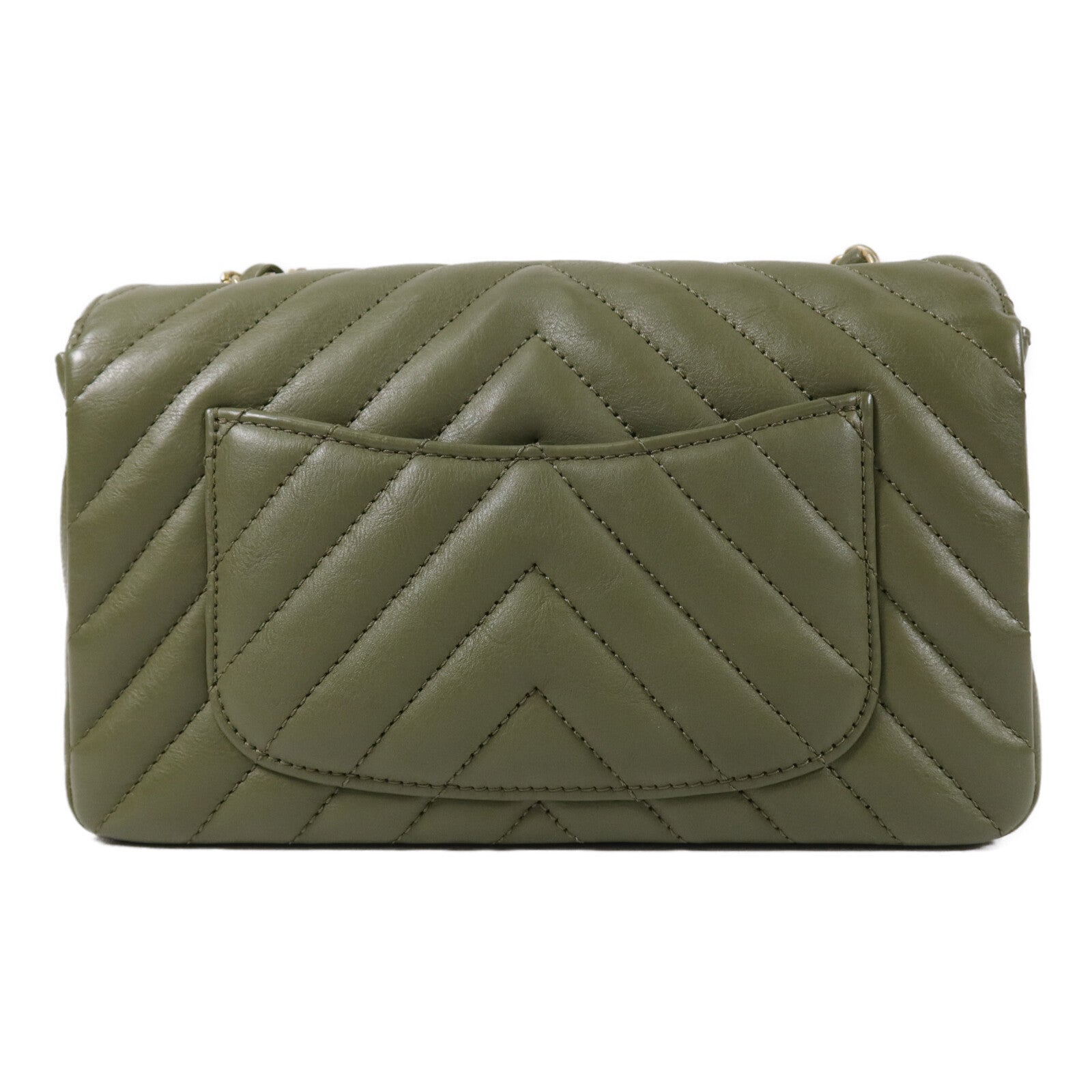 CHANEL 牛皮皮革Mini Classic 20鏈帶肩背袋