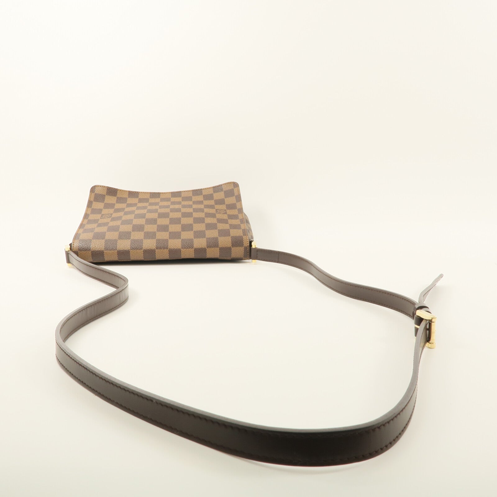 LOUIS VUITTON Damier Musette Tango肩背袋棕色