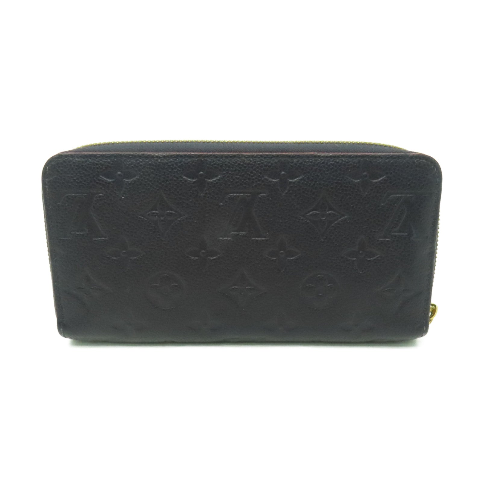 LOUIS VUITTON 【激減優惠】Monogram Empreinte Zipper Long Wallet金扣長錢包深藍色