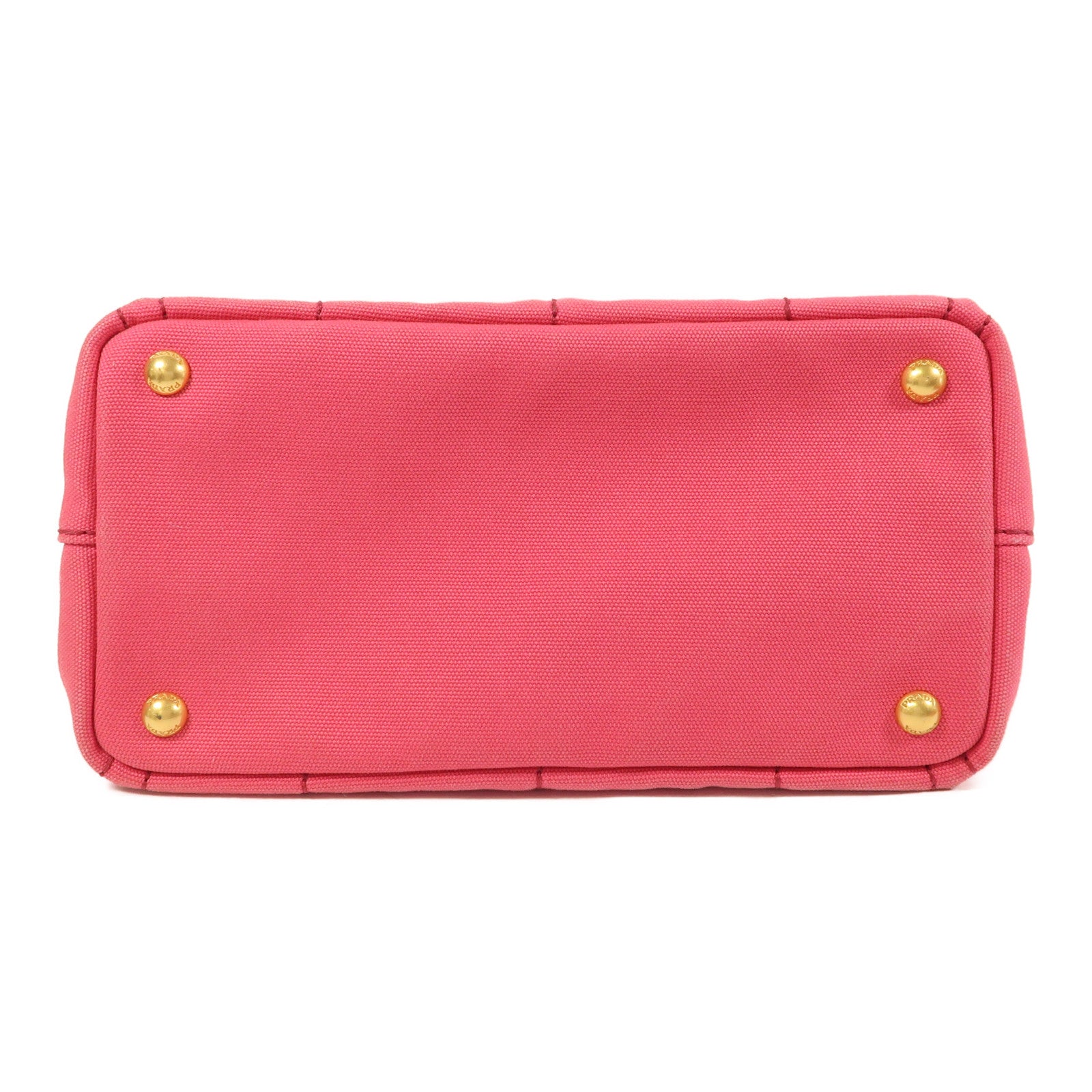 PRADA 帆布2 Way Shoulder金扣手挽肩背兩用袋