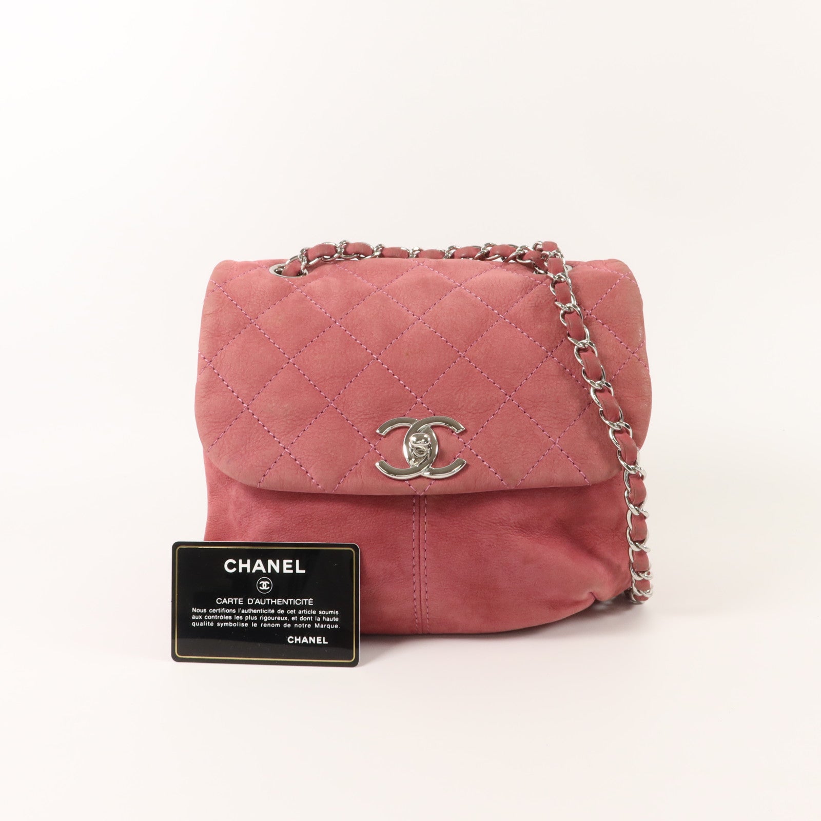 CHANEL 牛皮皮革Chain Shoulder Bag鏈帶肩背袋