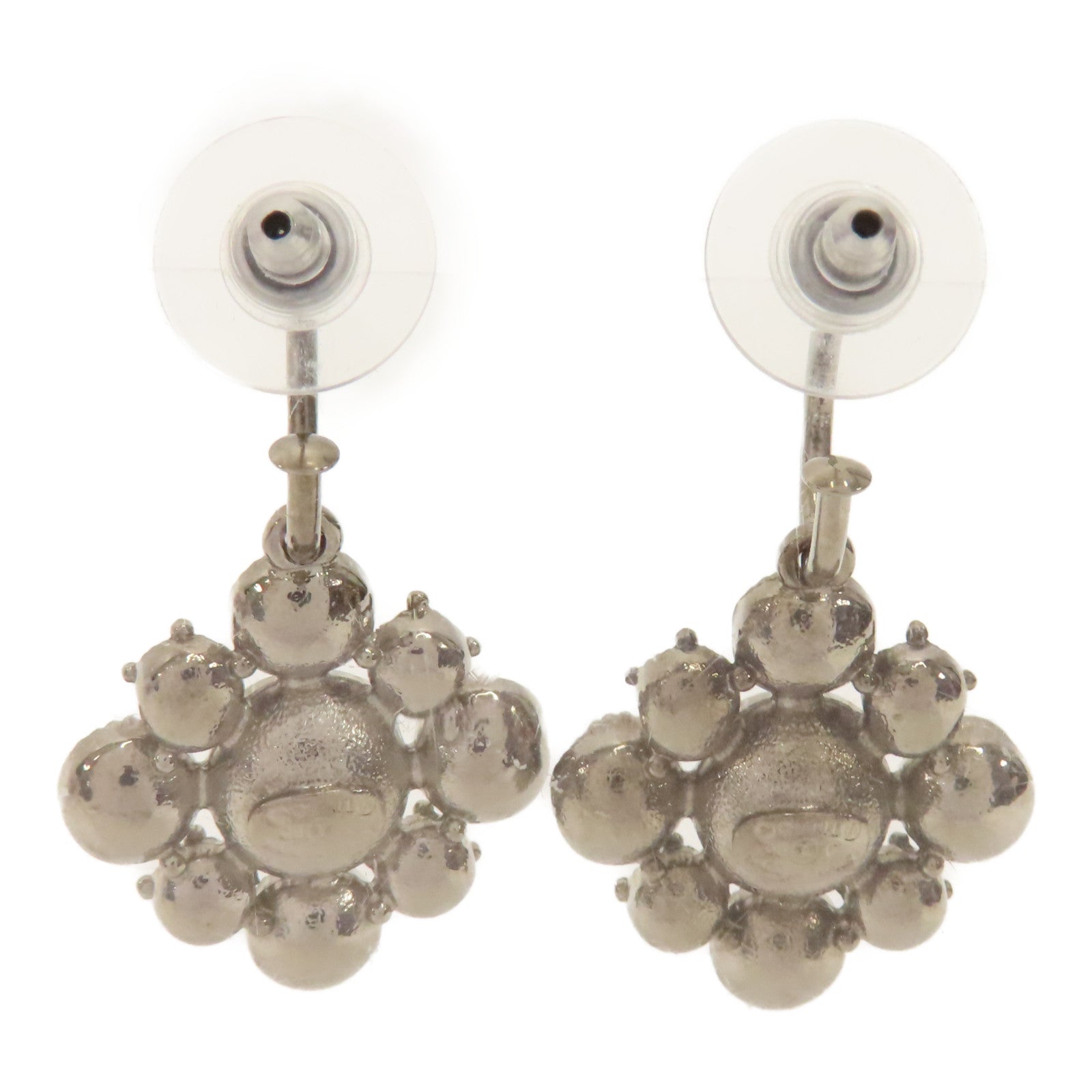 CHANEL PVC/金屬Earrings耳環黑色/粉紅色/銀色