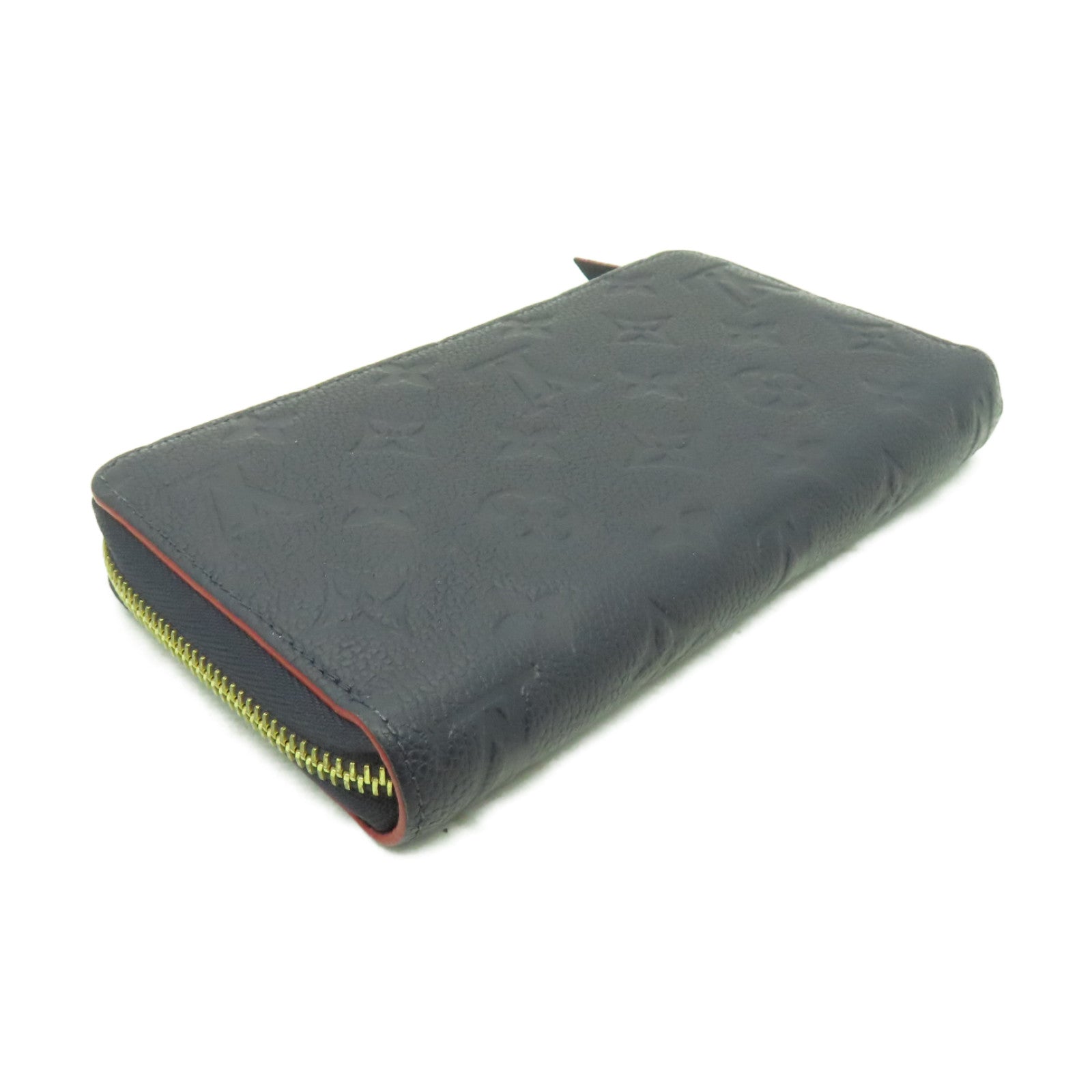 LOUIS VUITTON 【激減優惠】Monogram Empreinte Zipper Long Wallet金扣長錢包深藍色