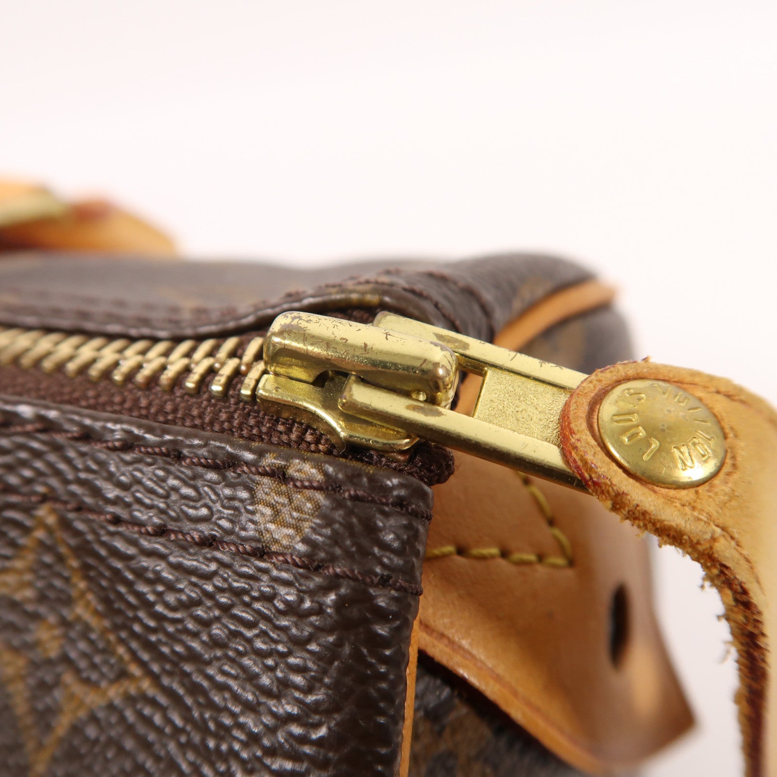 LOUIS VUITTON Monogram Speedy 30金扣手挽袋