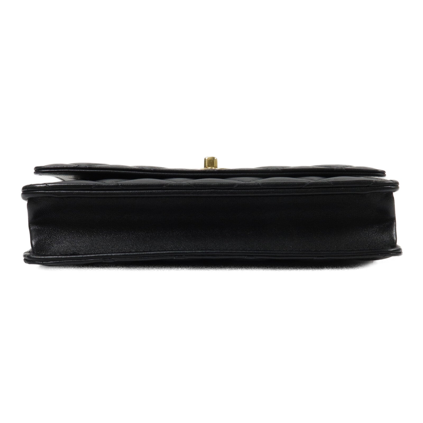 CHANEL 羊皮皮革Wallet On Chain With Gold Ball鏈帶肩背袋