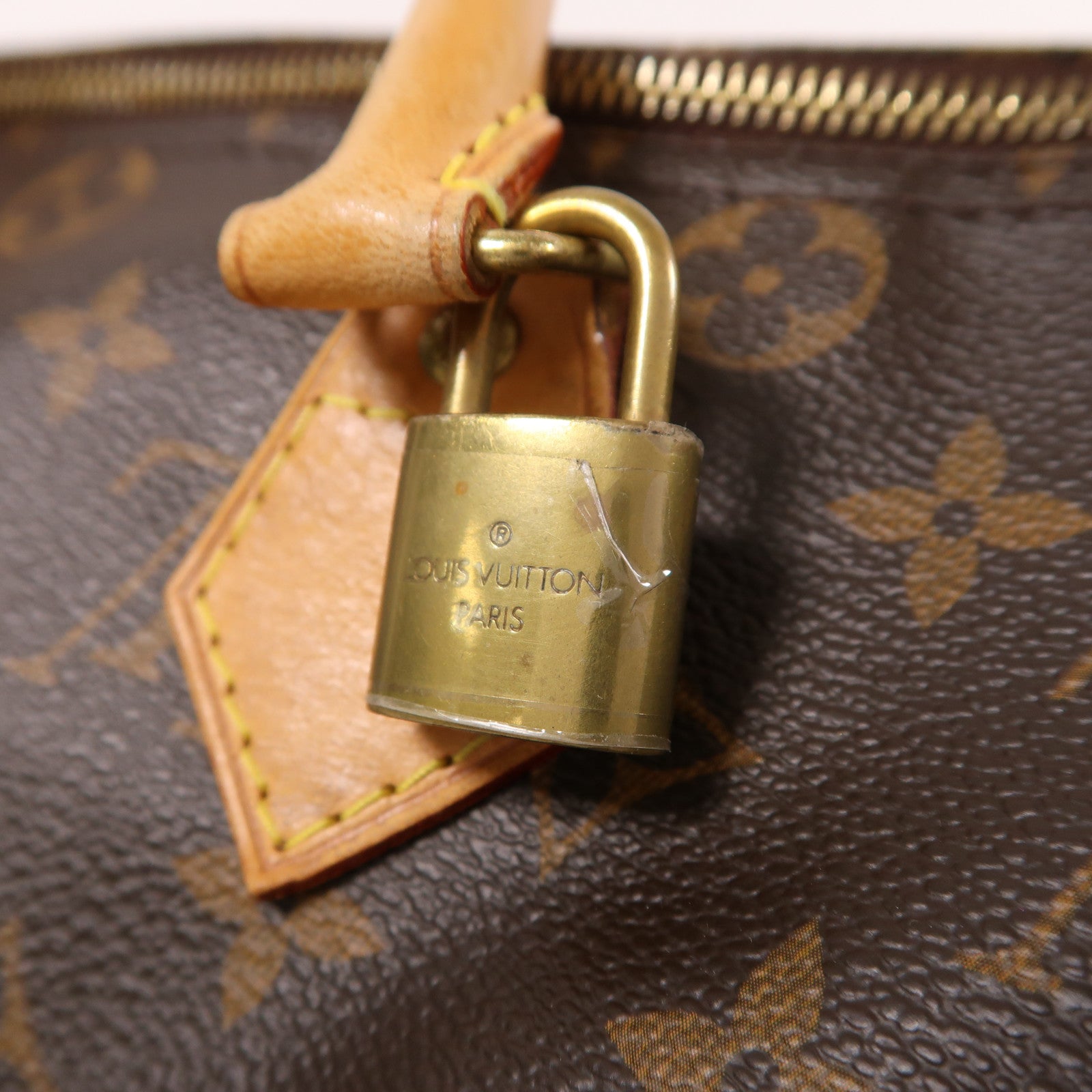 LOUIS VUITTON Monogram Speedy 30金扣手挽袋
